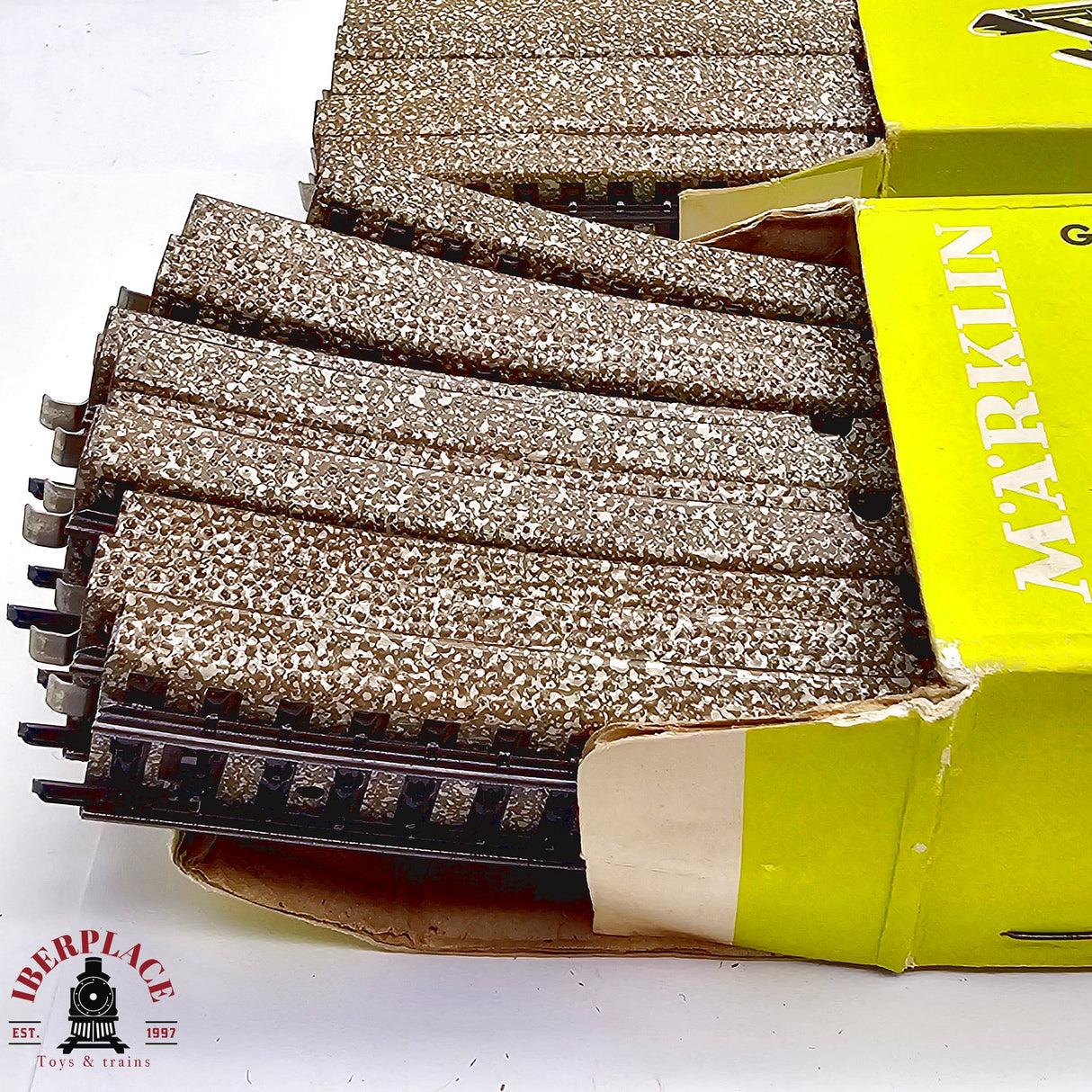 ♻️ 2da mano - Märklin Lote de vías desvíos cruce sistema M H0 escala 1:87 E13