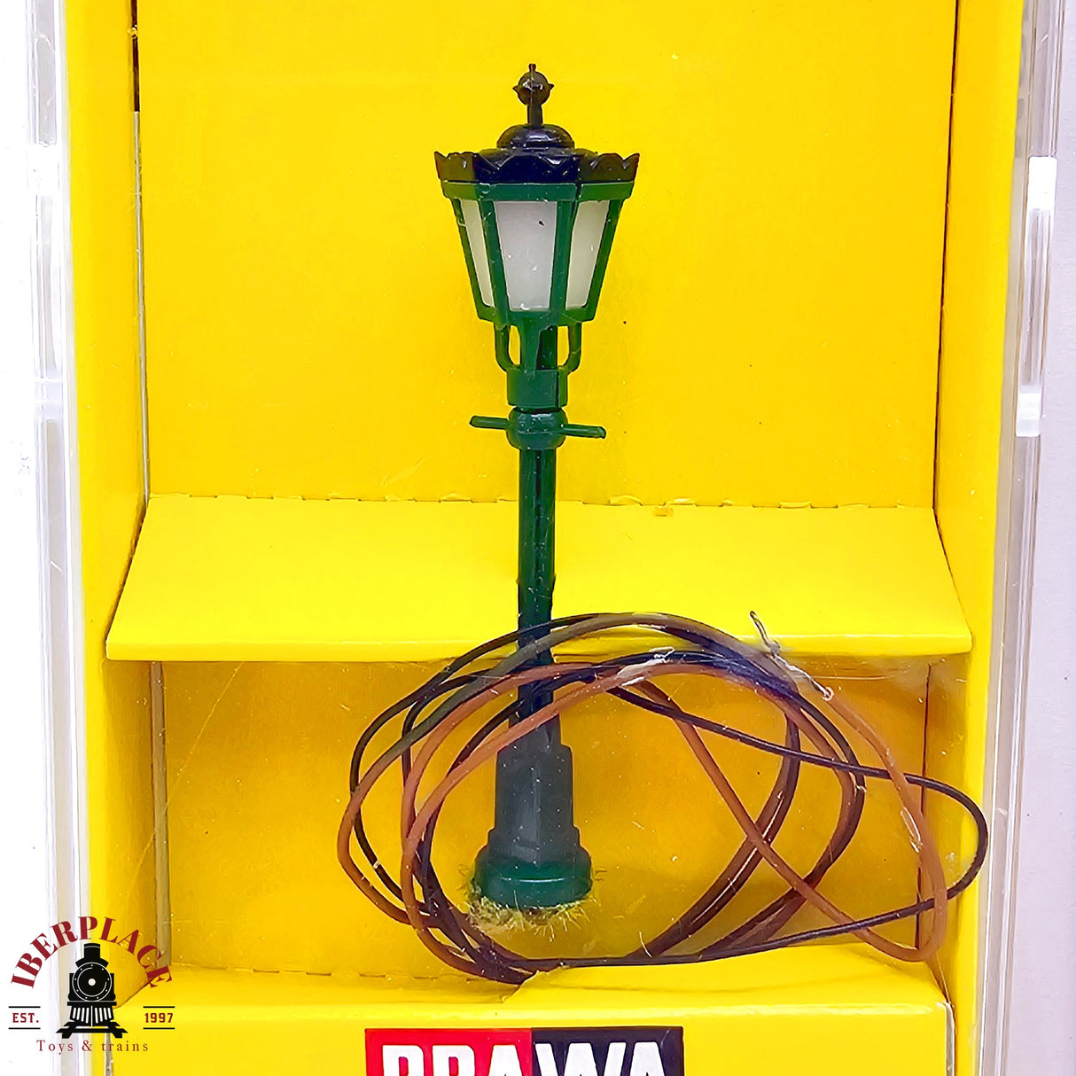 ♻️ 2da mano - BRAWA 2x Farolas postes de luz H0 escala 1:87 E13