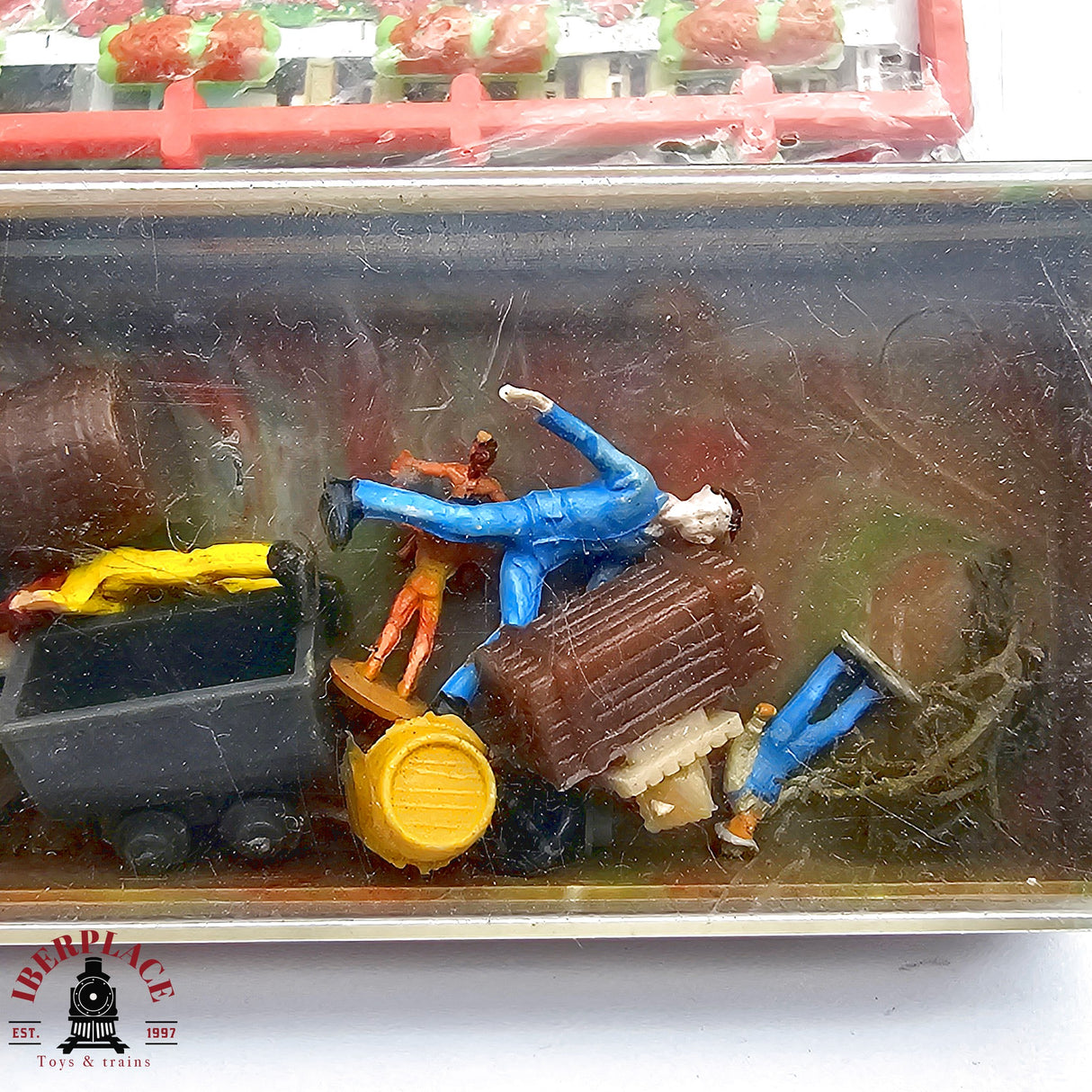 ♻️ 2da mano - Kibri Merten Figuras trabajadores del campo flores H0 escala 1:87 E13