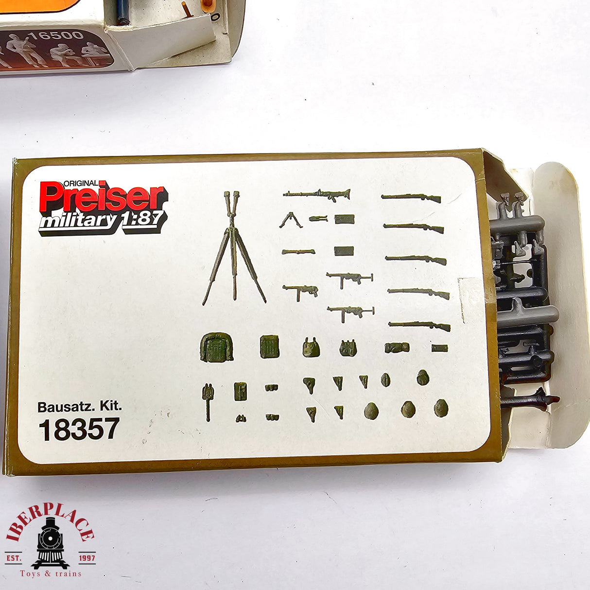 ♻️ 2da mano - Preiser figuras militares armamento H0 escala 1:87 E13
