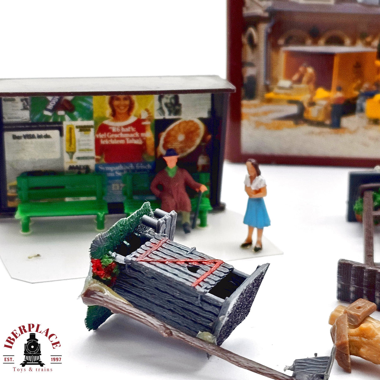 ♻️ 2da mano - Vollmer 5131 Figuras para edificio de correos H0 escala 1:87 E13