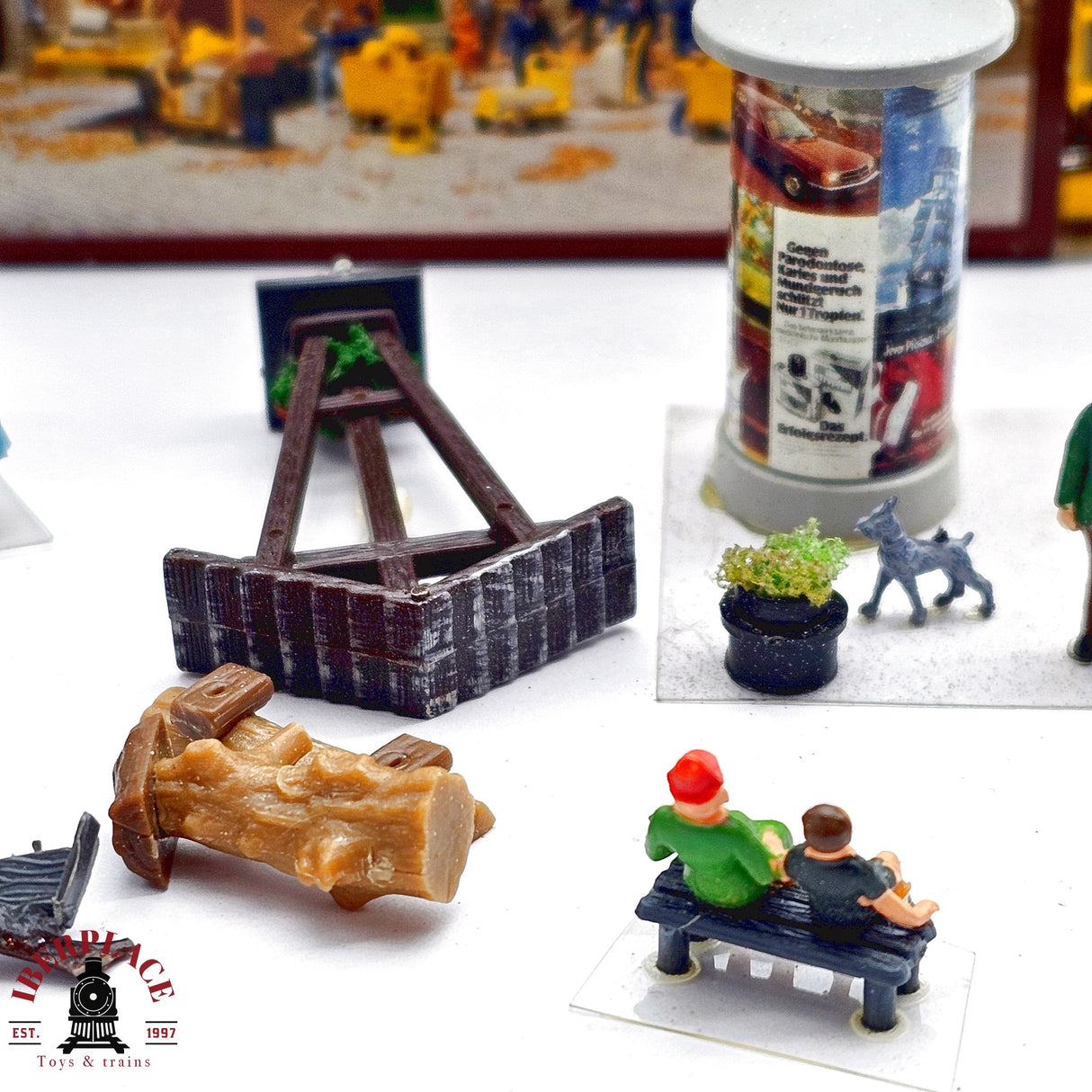 ♻️ 2da mano - Vollmer 5131 Figuras para edificio de correos H0 escala 1:87 E13