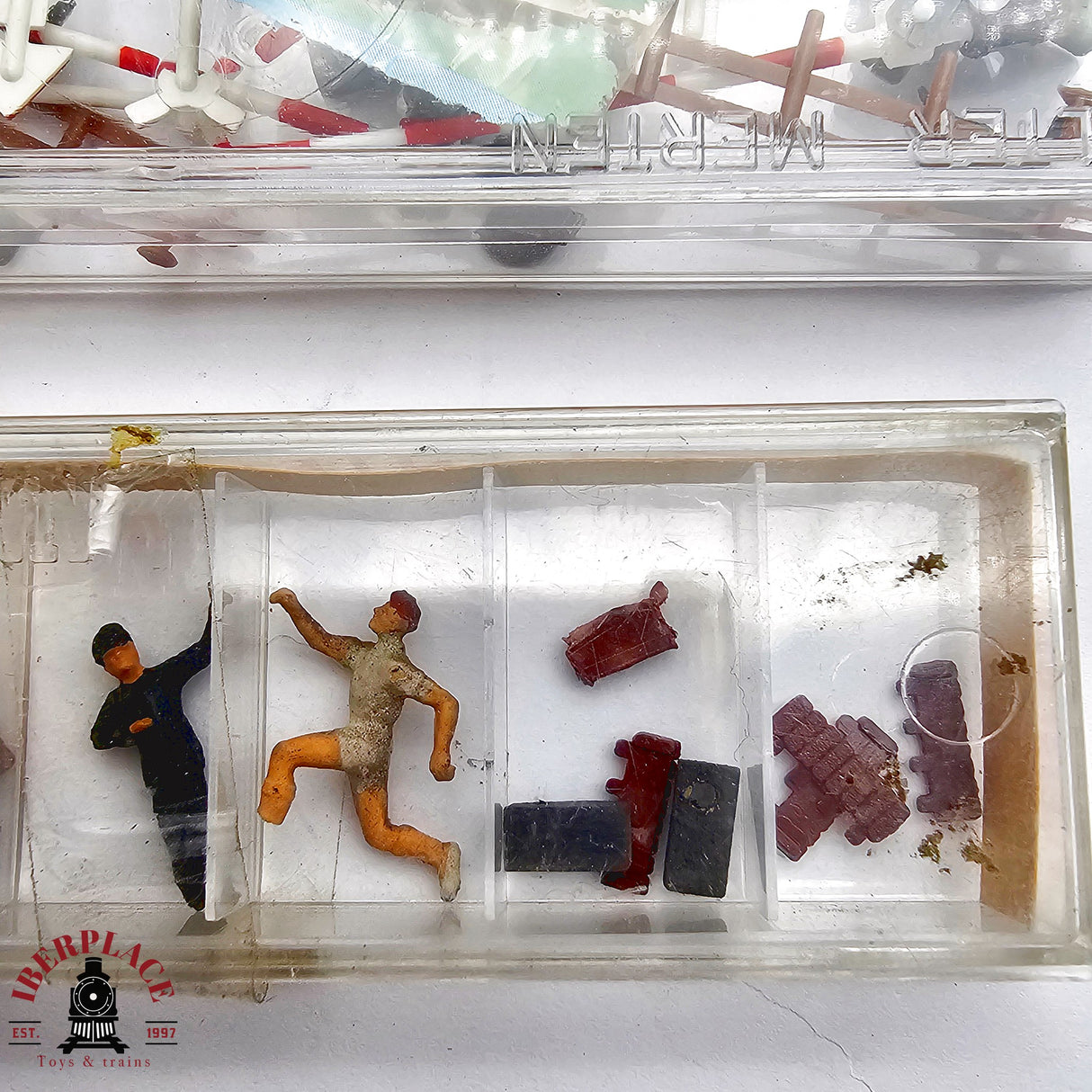 ♻️ 2da mano - Noch cabina telefonica figuras barreras paso a nivel etc H0 escala 1:87 E13