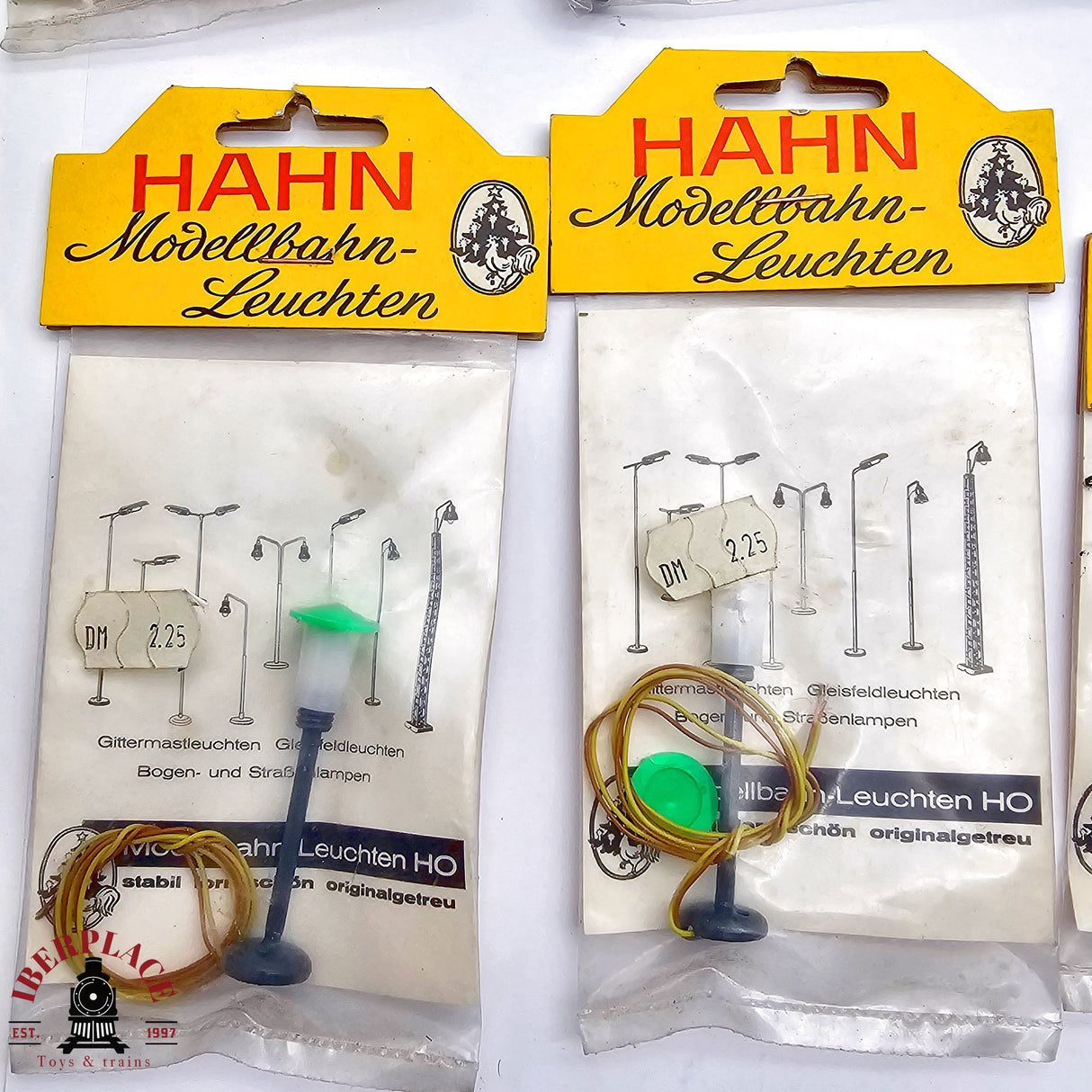 ♻️ 2da mano - 8x Völkner Hahn Farolas postes de luz H0 escala 1:87 E13