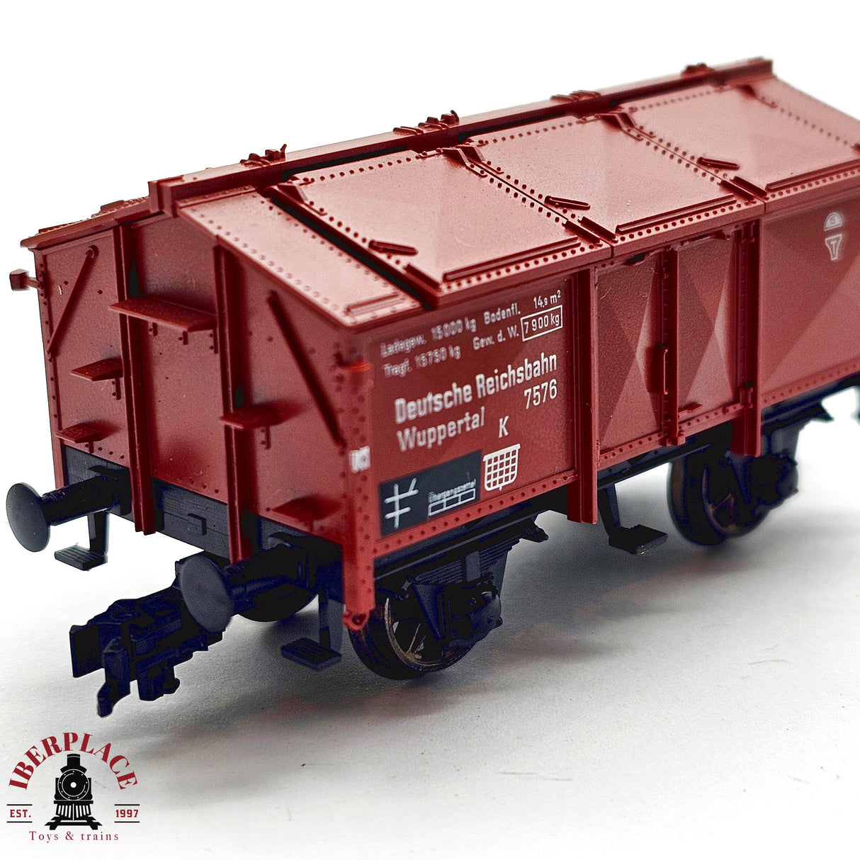 ♻️ 2da mano - Fleischmann 5213K vagón mercancias DR H0 escala 1:87 E13