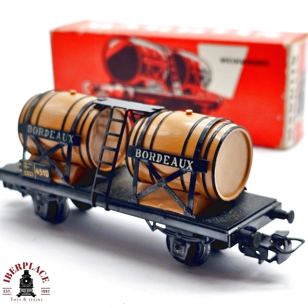 ♻️ 2da mano - Märklin 4510 vagón mercancias viñedos 308 H0 escala 1:87 E13