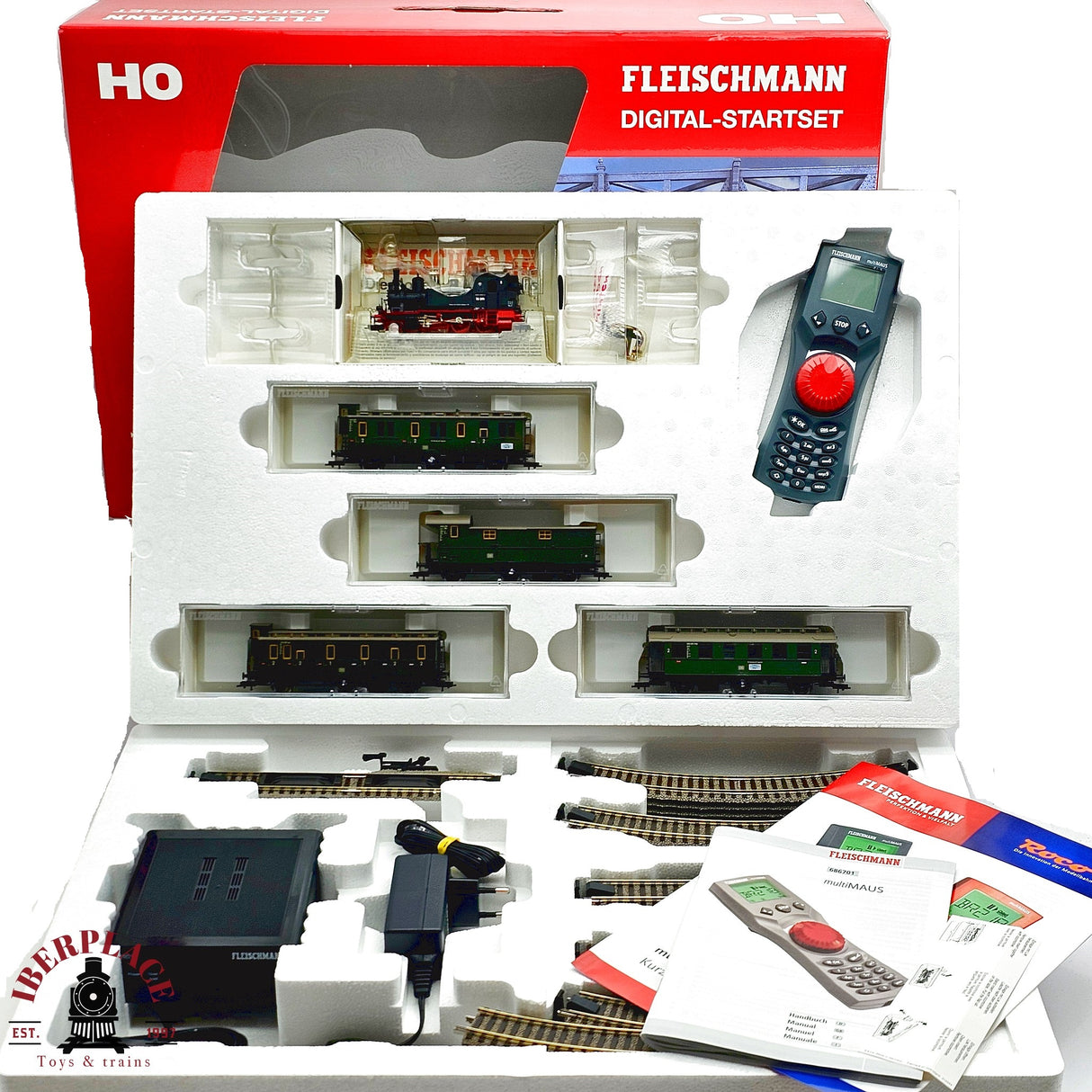 ♻️ 2da mano - Fleischmann 631182 set de iniciación Digital H0 escala 1:87 E13