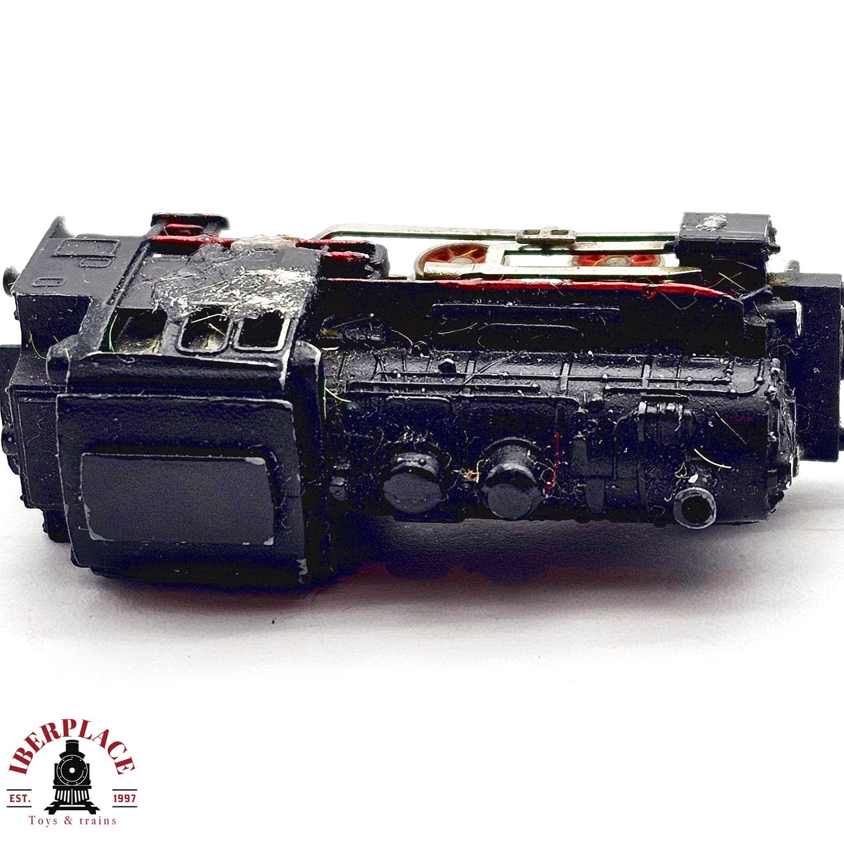 ♻️ 2da mano - Märklin Locomotora de vapor negra Z escala 1:220 E14