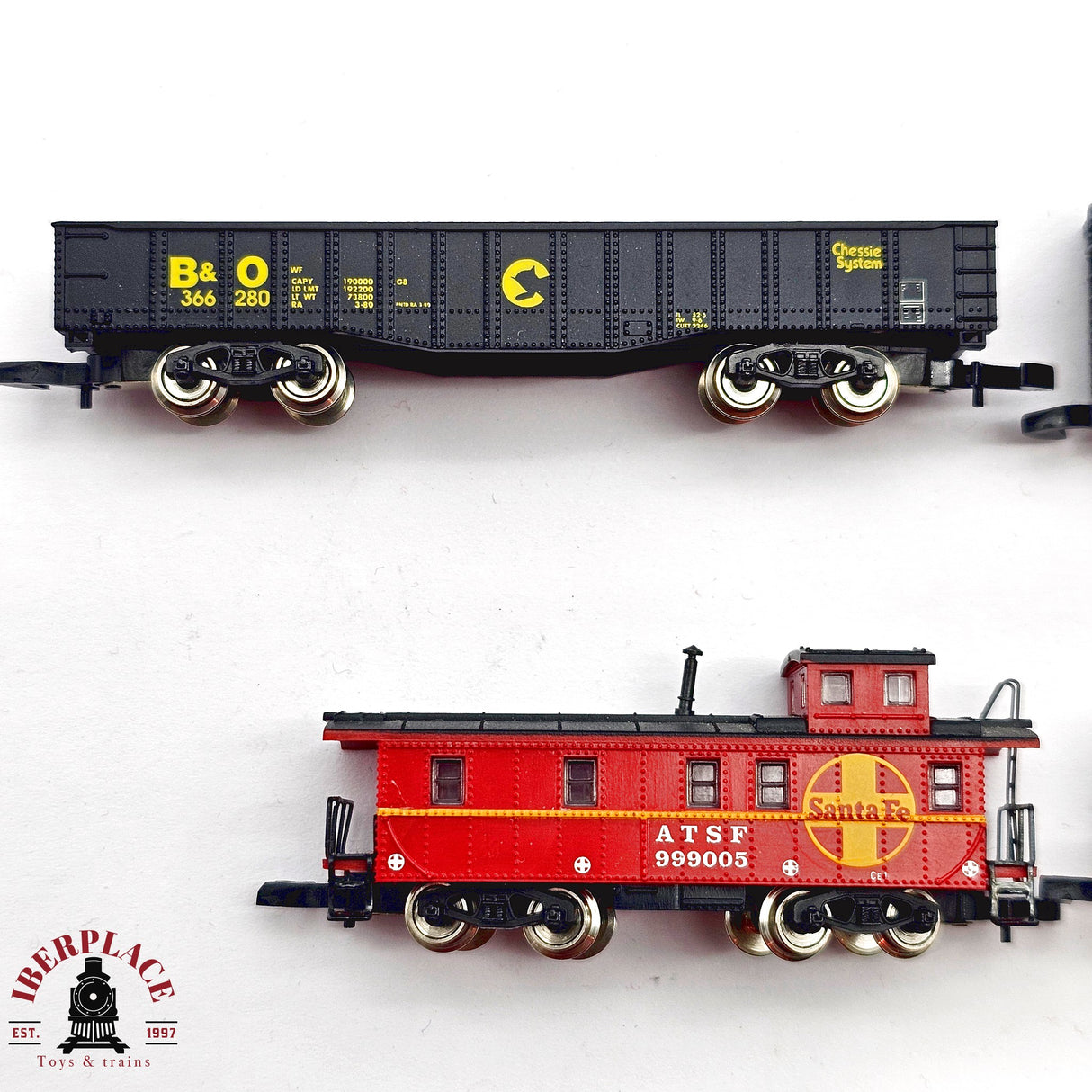 ♻️ 2da mano - Märklin 5x vagones mercancias Usa Z escala 1:220 E14