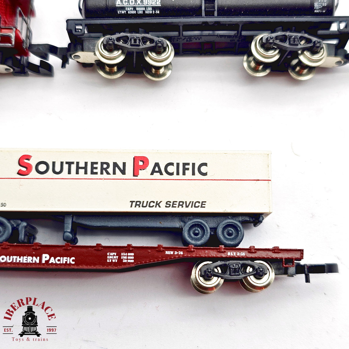 ♻️ 2da mano - Märklin 5x vagones mercancias Usa Z escala 1:220 E14