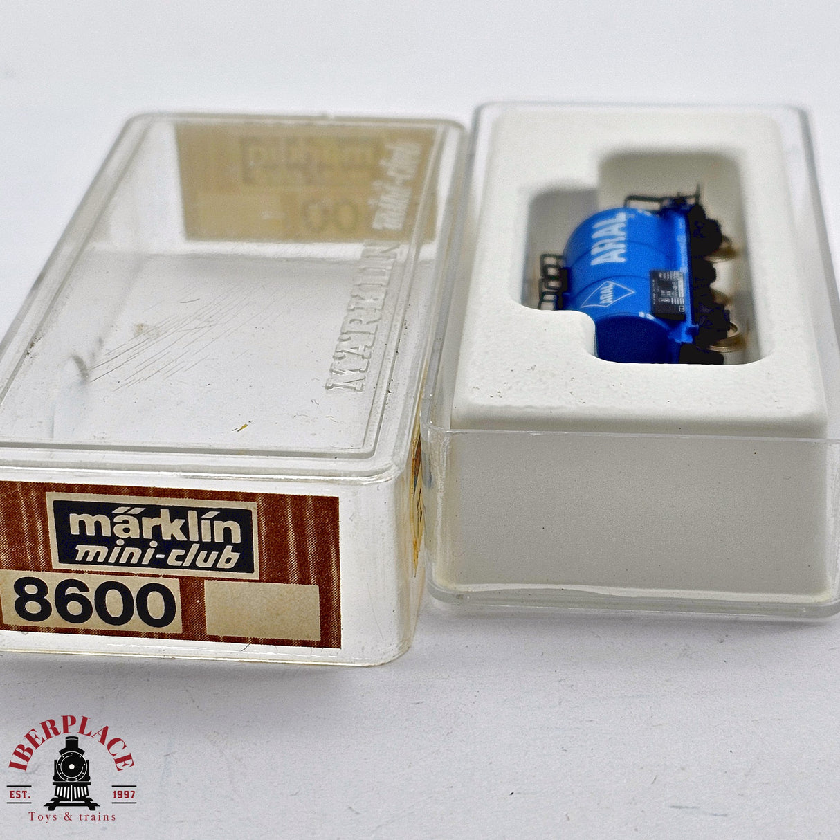 ♻️ 2da mano - Märklin 8600 vagón cisterna ARAL DB Z escala 1:220 E14