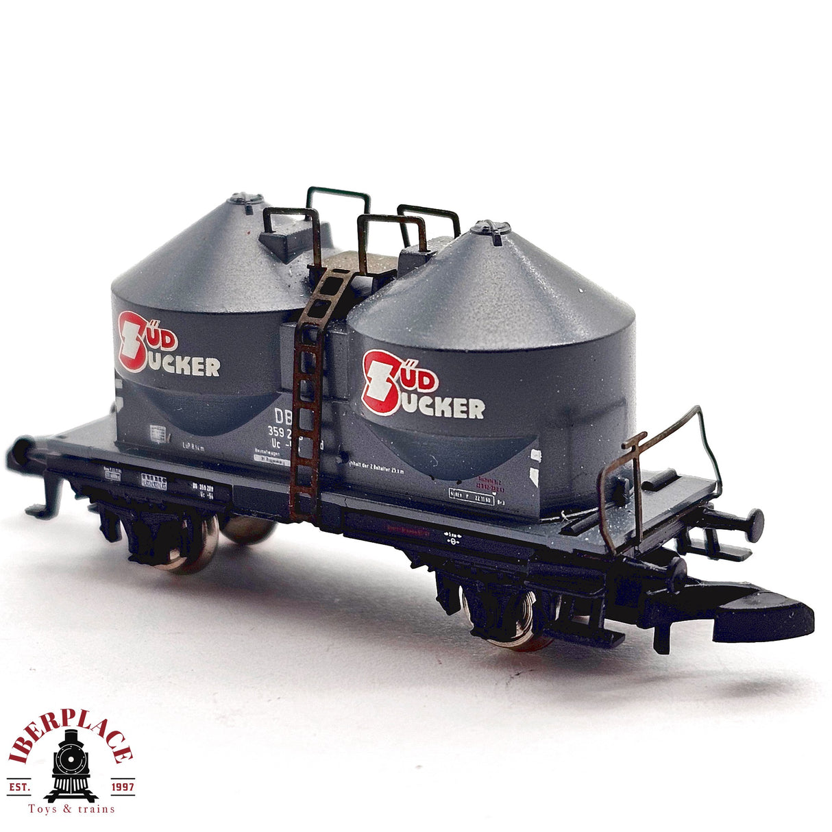 ♻️ 2da mano - Märklin vagón silo Zud Zucker DB Z escala 1:220 E14