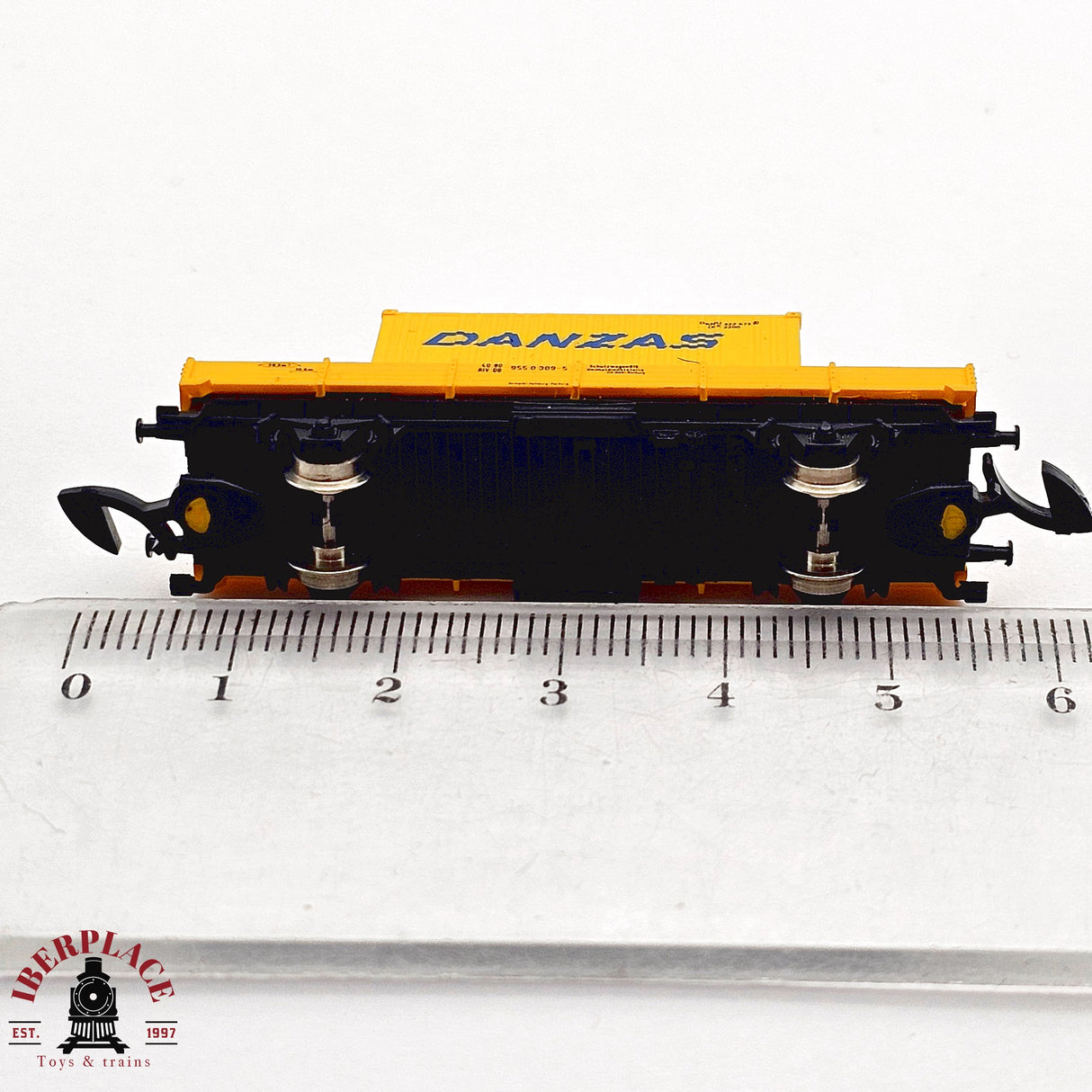 ♻️ 2da mano - Märklin vagón contenedor DANZAS DB Z escala 1:220 E14