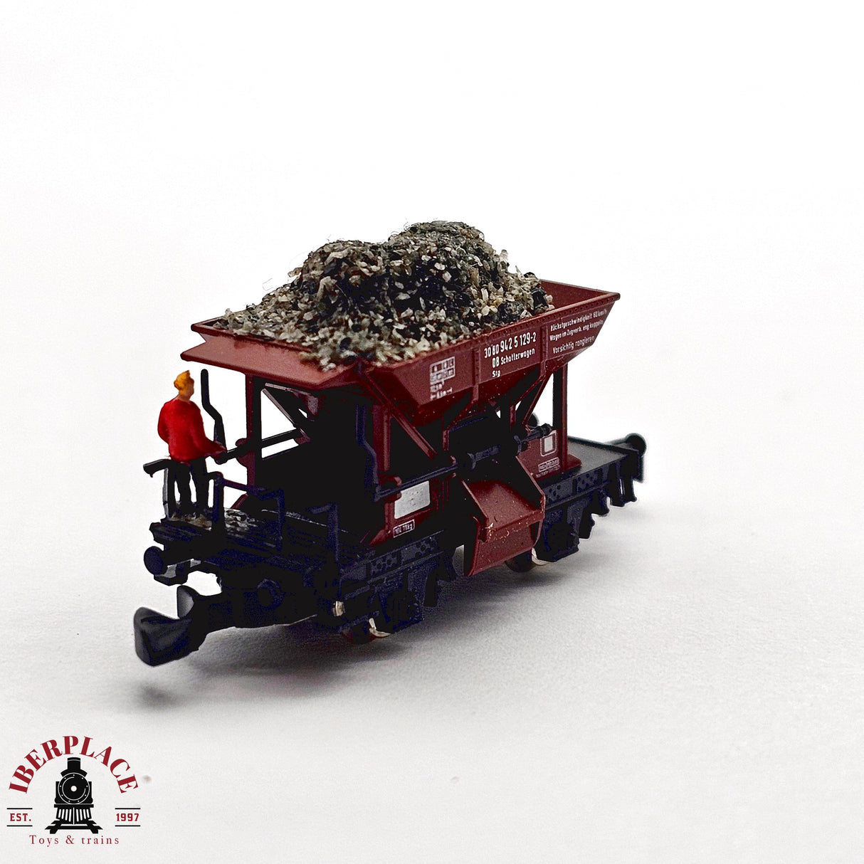 ♻️ 2da mano - Märklin vagón tolva con carbón DB Z escala 1:220 E14