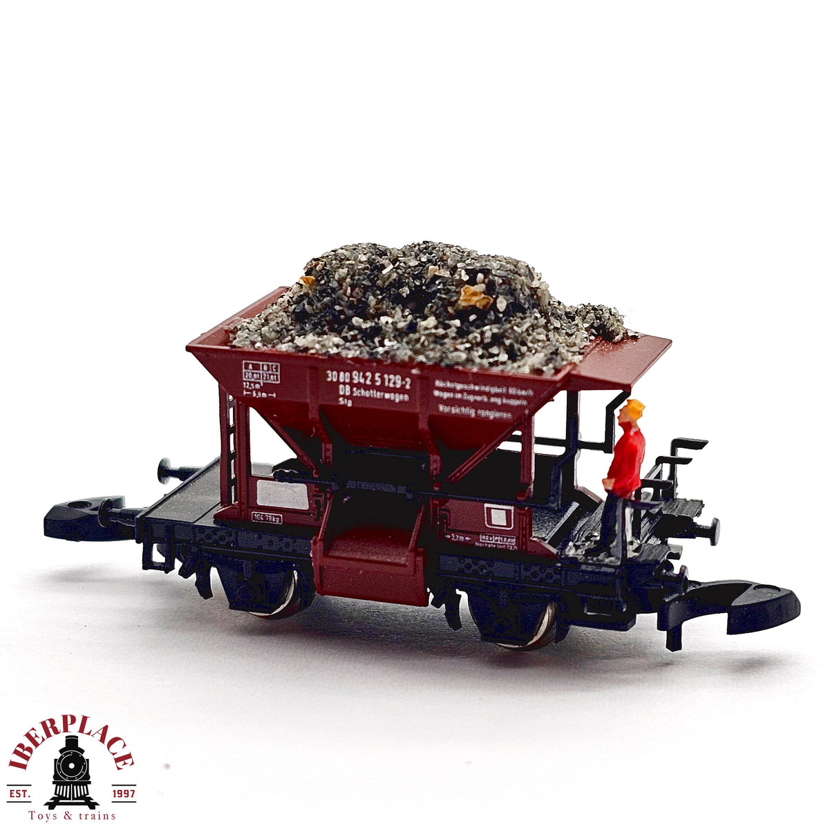 ♻️ 2da mano - Märklin vagón tolva con carbón DB Z escala 1:220 E14