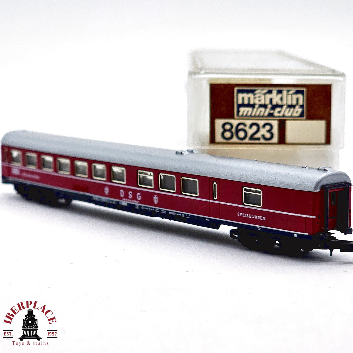 ♻️ 2da mano - Märklin 8623 vagón restaurante DSG Z escala 1:220 E14