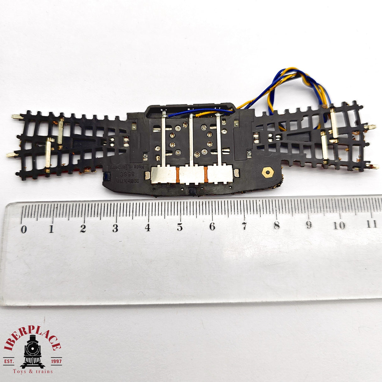 ♻️ 2da mano - Märklin 2x 8560 Cruce de vías eléctrico Z escala 1:220 E14 5/6