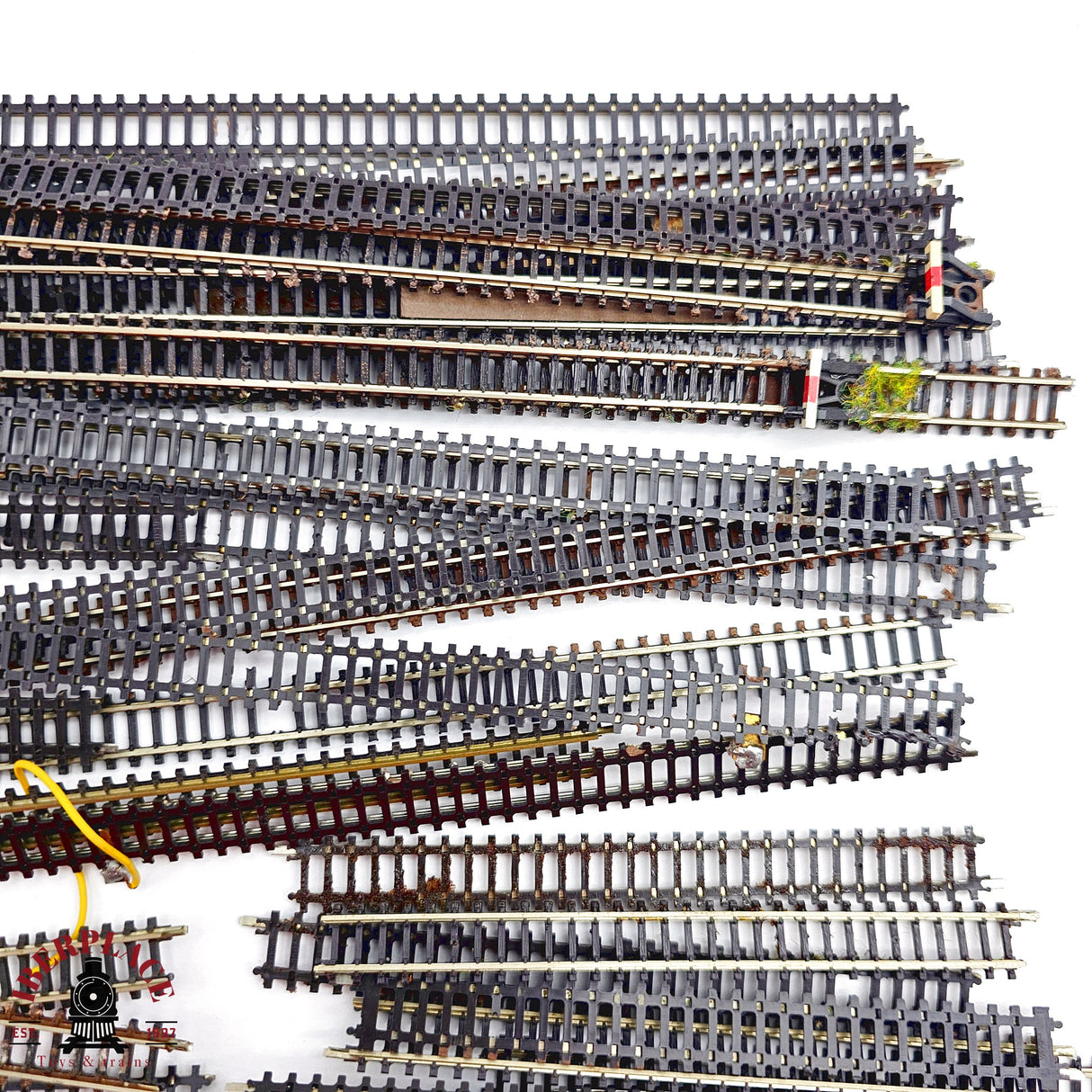 ♻️ 2da mano - Märklin 81x 8505 8500 vías rectas Z escala 1:220 E14