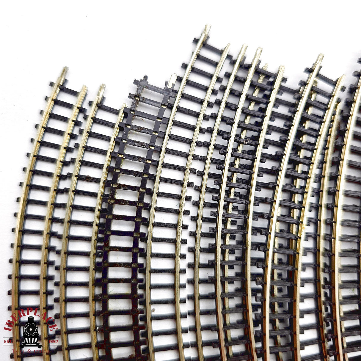 ♻️ 2da mano - Märklin 16x 8510 vías curvas 145mm Z escala 1:220 E14