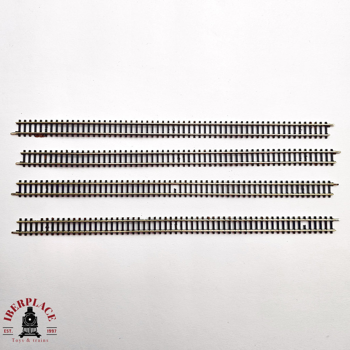 ♻️ 2da mano - Märklin 4x 8505 vías rectas 220mm Z escala 1:220 E14