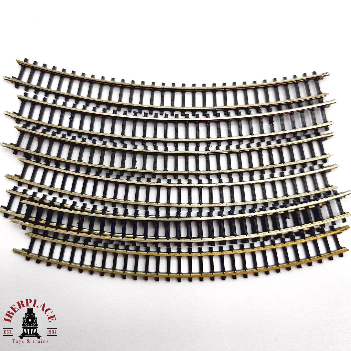 ♻️ 2da mano - Märklin 7x 8531 vías curvas 220mm Z escala 1:220 E14