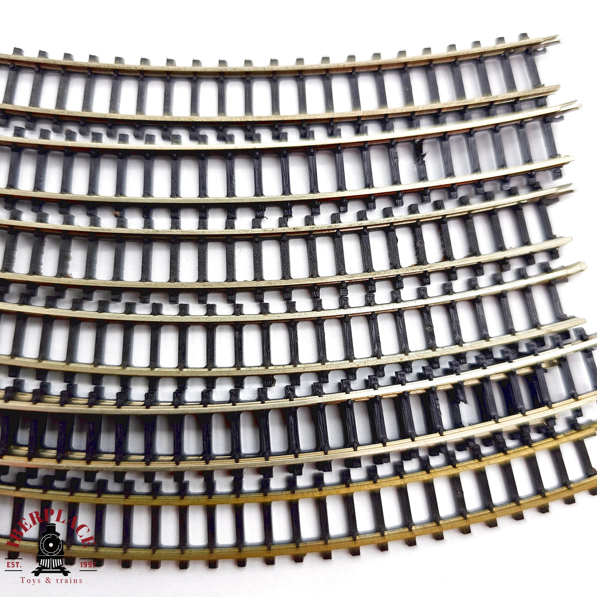 ♻️ 2da mano - Märklin 7x 8531 vías curvas 220mm Z escala 1:220 E14
