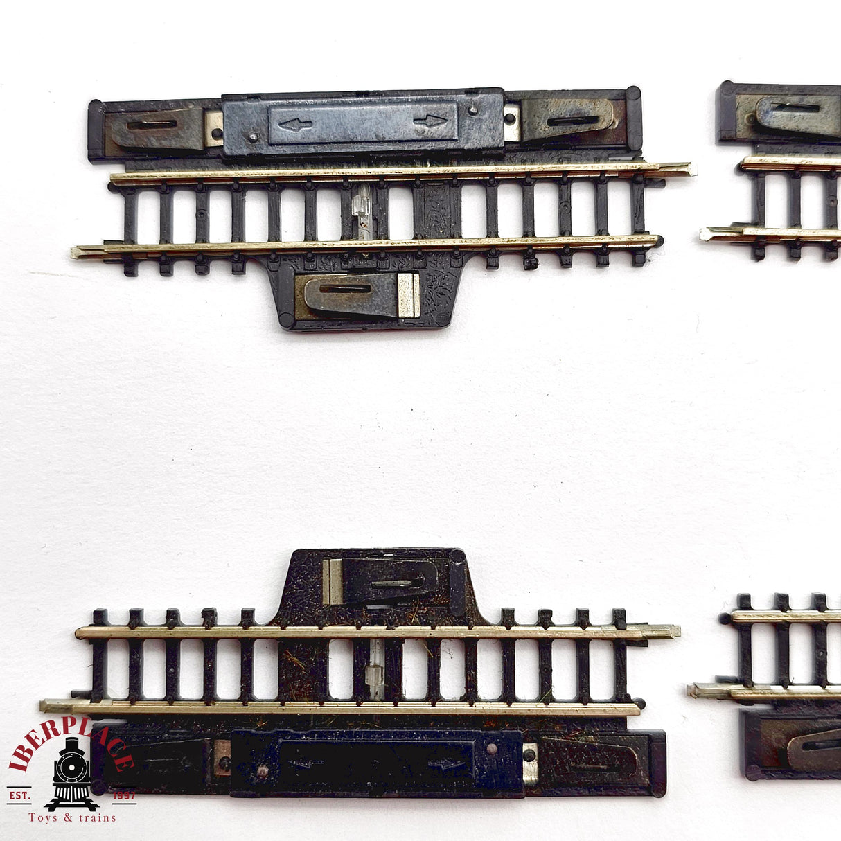 ♻️ 2da mano - Märklin 4x 8589 Vías de maniobra recta 55 mm Z escala 1:220 E14