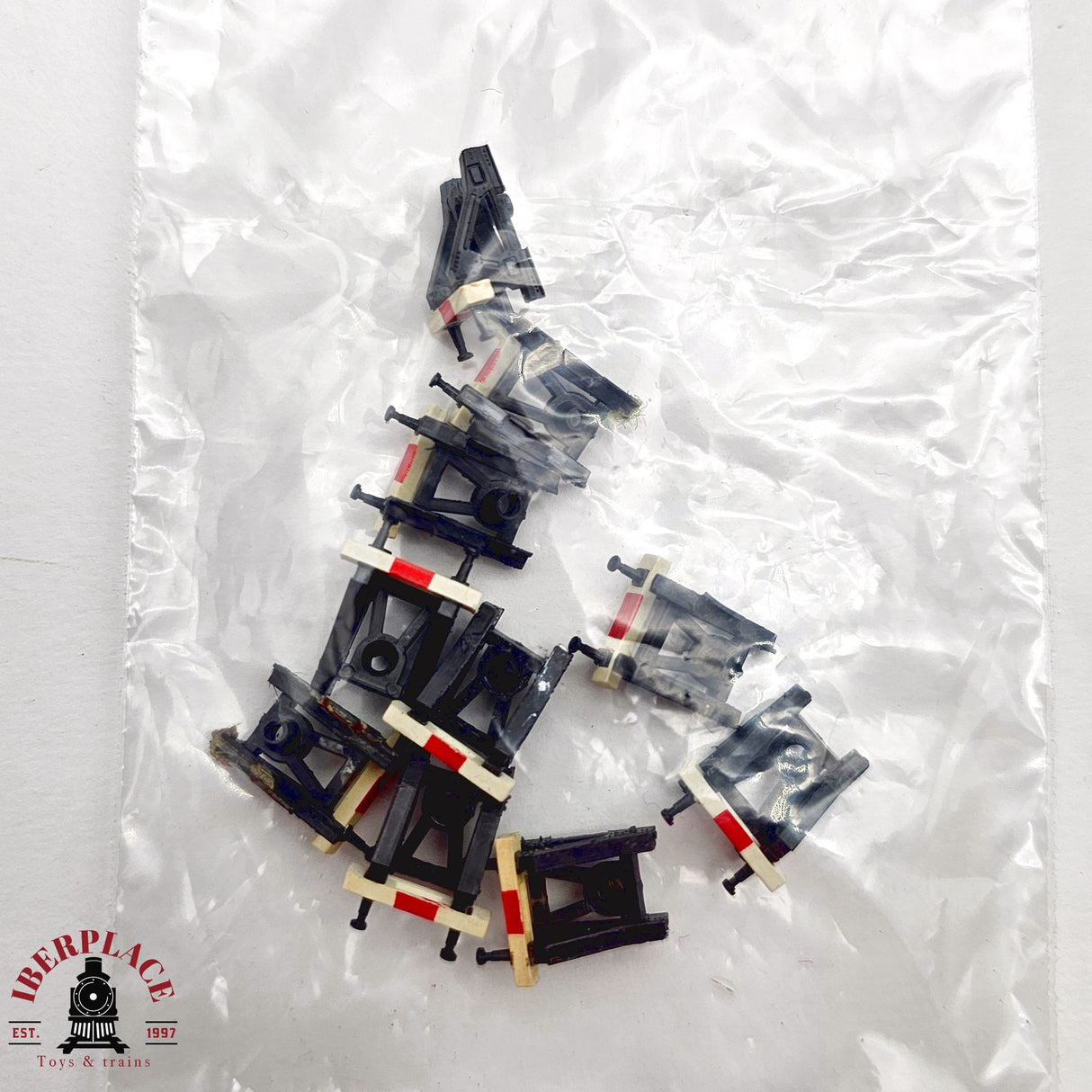 ♻️ 2da mano - Märklin 10x tope de vías Z escala 1:220 E14