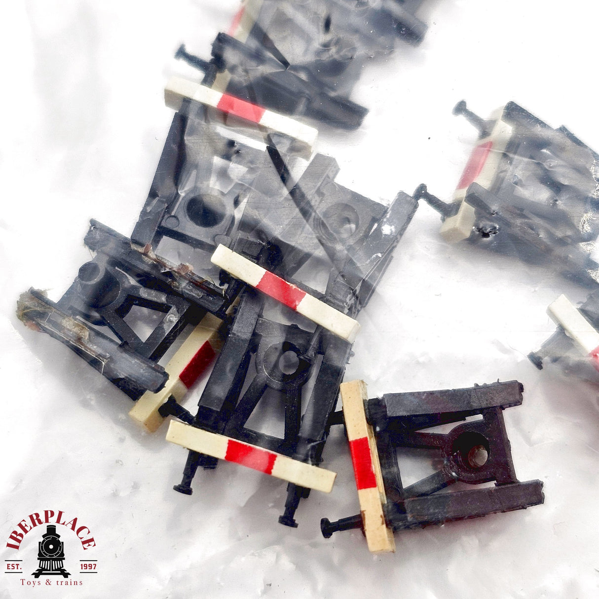 ♻️ 2da mano - Märklin 10x tope de vías Z escala 1:220 E14