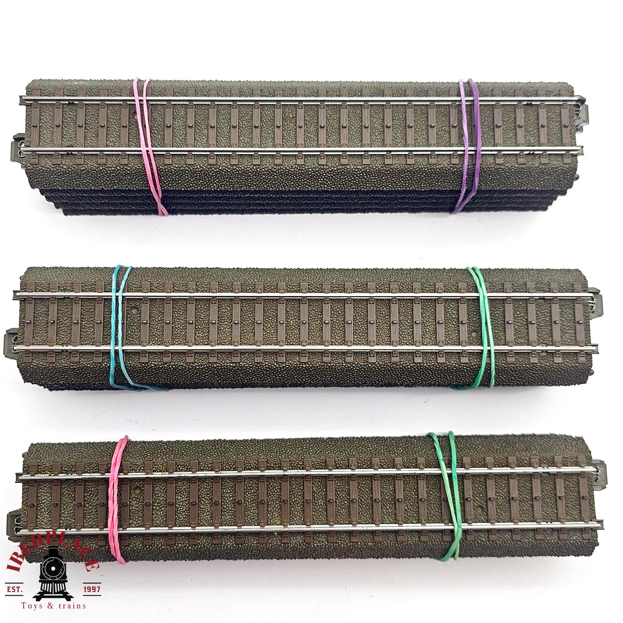 ♻️ 2da mano - Märklin 14x 24188 vías rectas 188mm sistema C H0 escala 1:87 E14