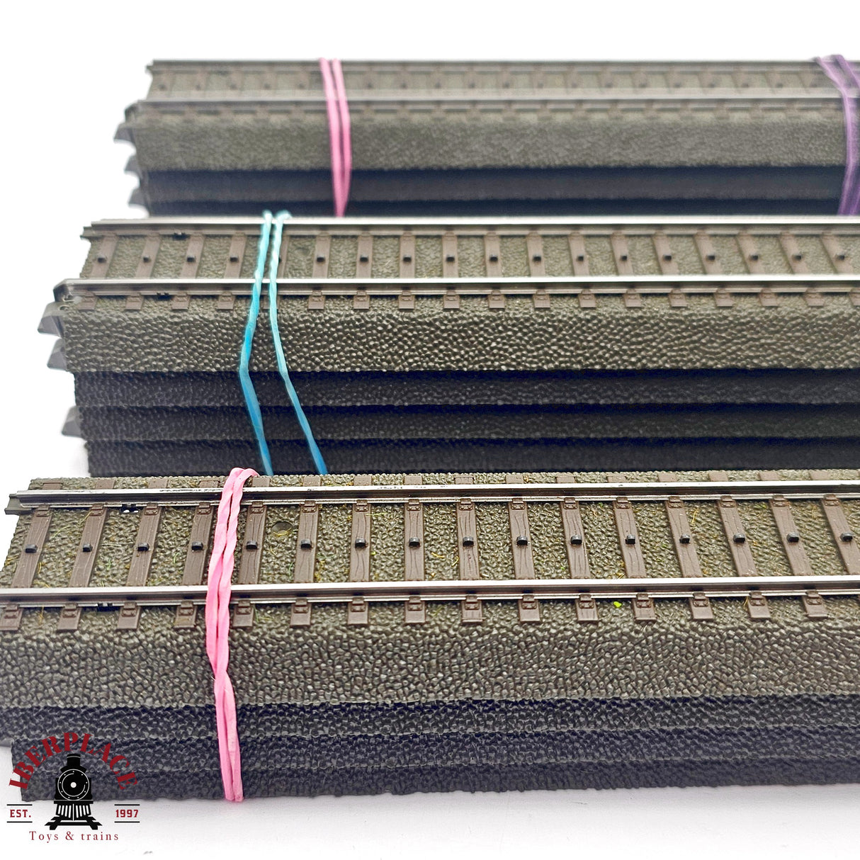 ♻️ 2da mano - Märklin 14x 24188 vías rectas 188mm sistema C H0 escala 1:87 E14