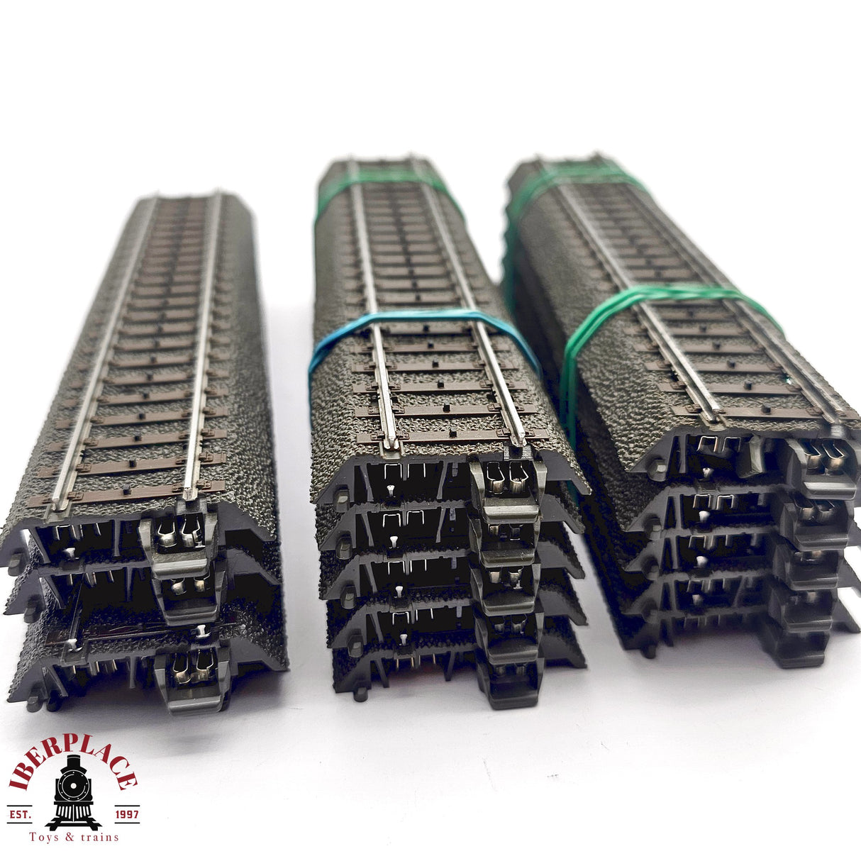 ♻️ 2da mano - Märklin 14x 24188 vías rectas 188mm sistema C H0 escala 1:87 E14