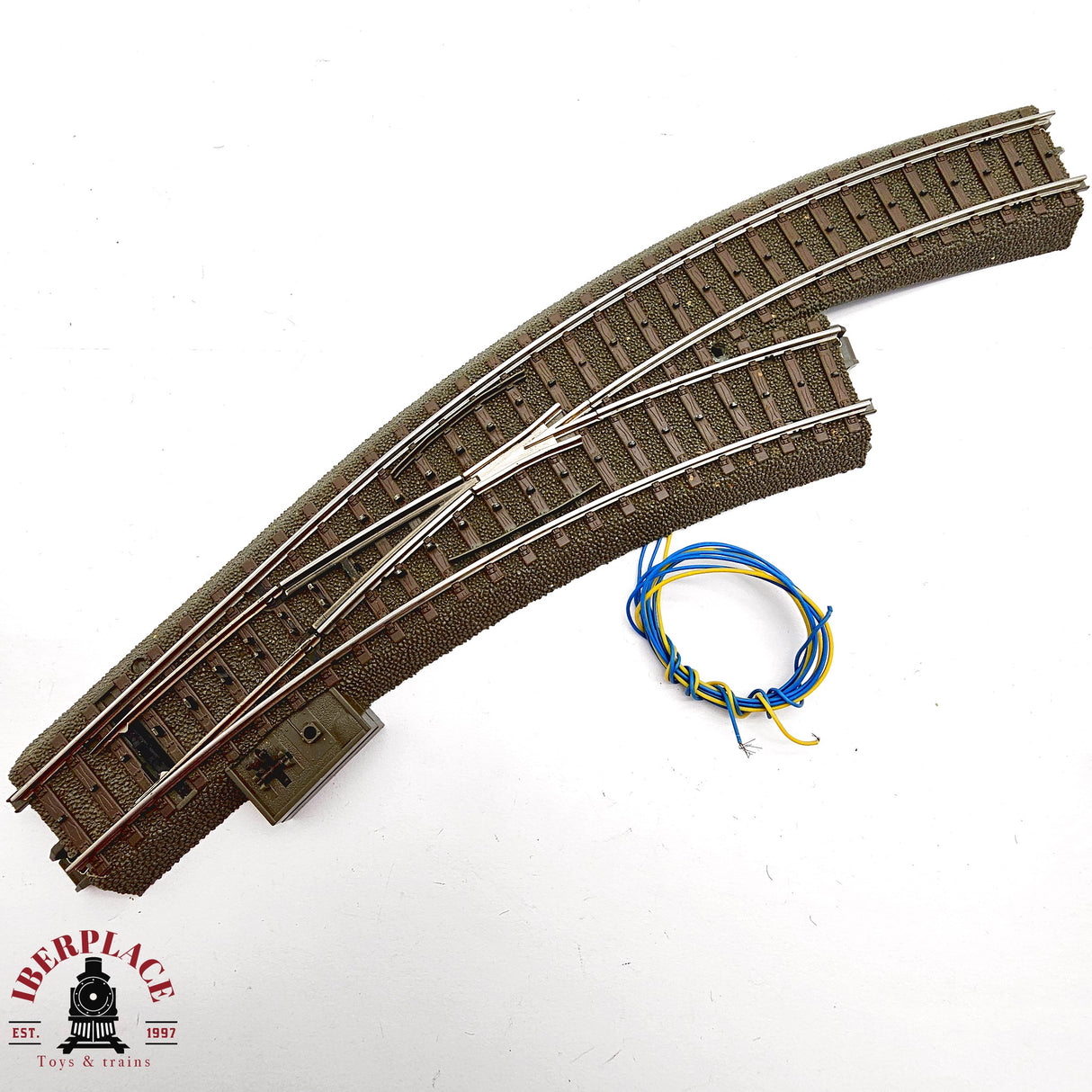♻️ 2da mano - Märklin 24672 desvío curvo a la derecha sistema C H0 escala 1:87 E14