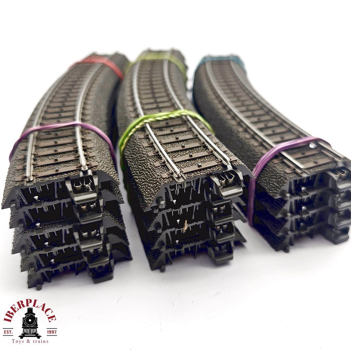 ♻️ 2da mano - Märklin 14x 24130 vías curvas 360 mm / 30°sistema C H0 escala 1:87 E14
