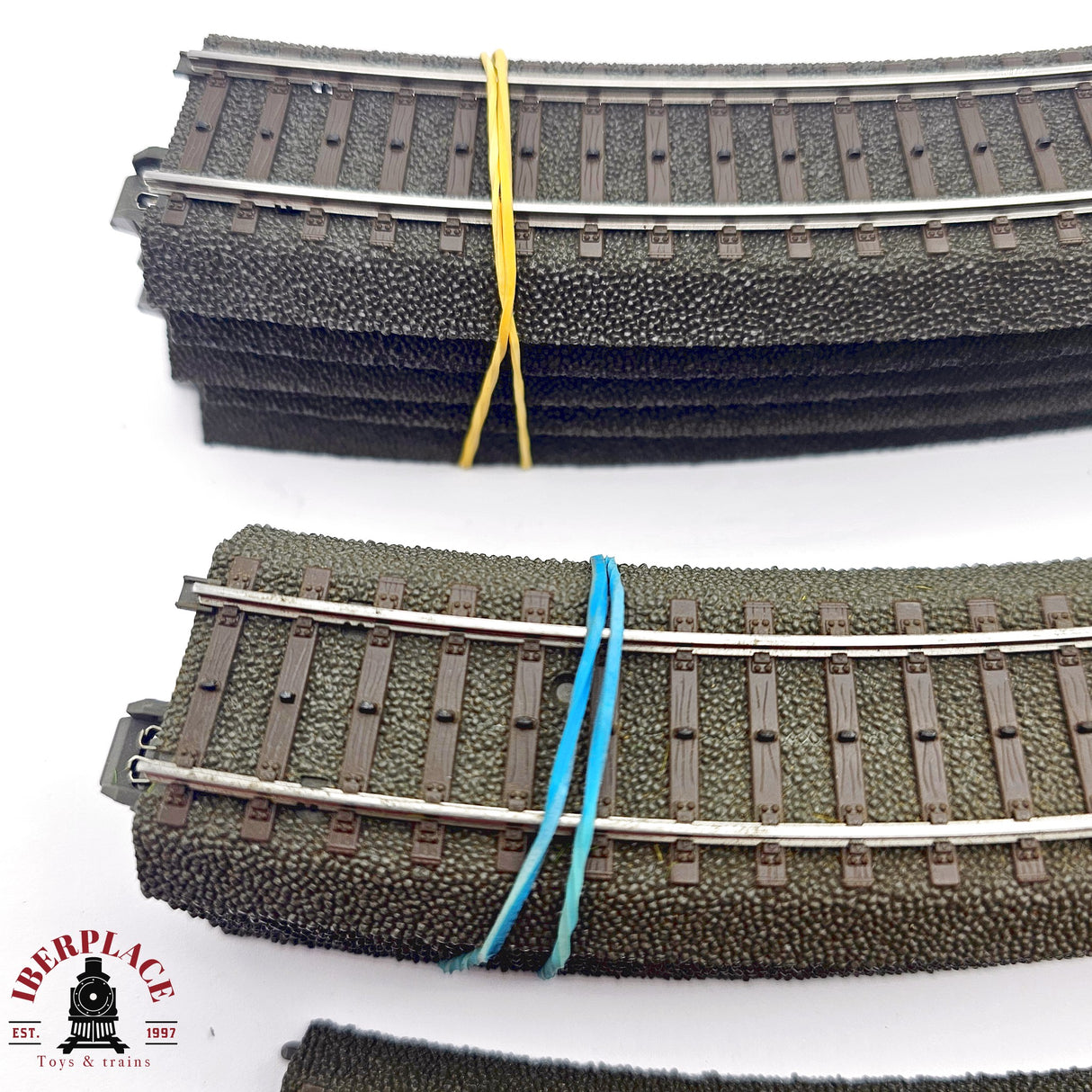 ♻️ 2da mano - Märklin 14x 24130 24215 vías curvas sistema C H0 escala 1:87 E14