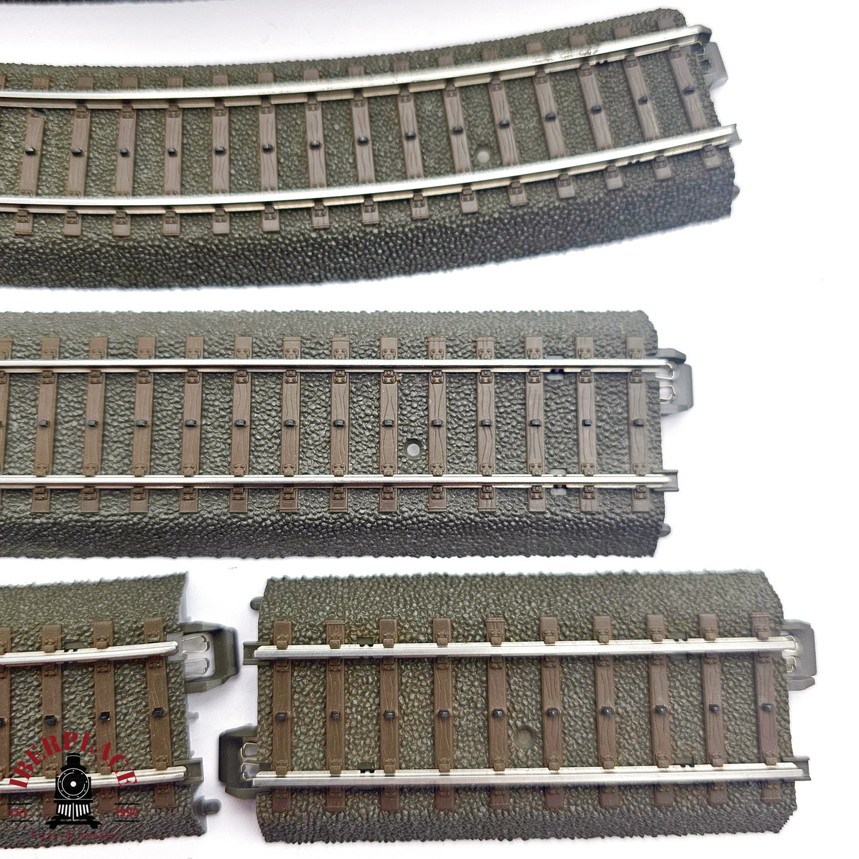 ♻️ 2da mano - Märklin 14x 24130 24215 vías curvas sistema C H0 escala 1:87 E14