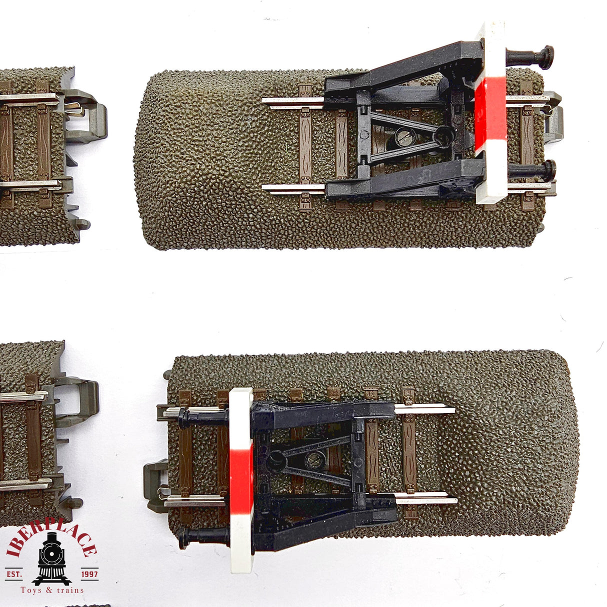 ♻️ 2da mano - Märklin 6x 24977 24978 Tope de vias sistema C H0 escala 1:87 E14