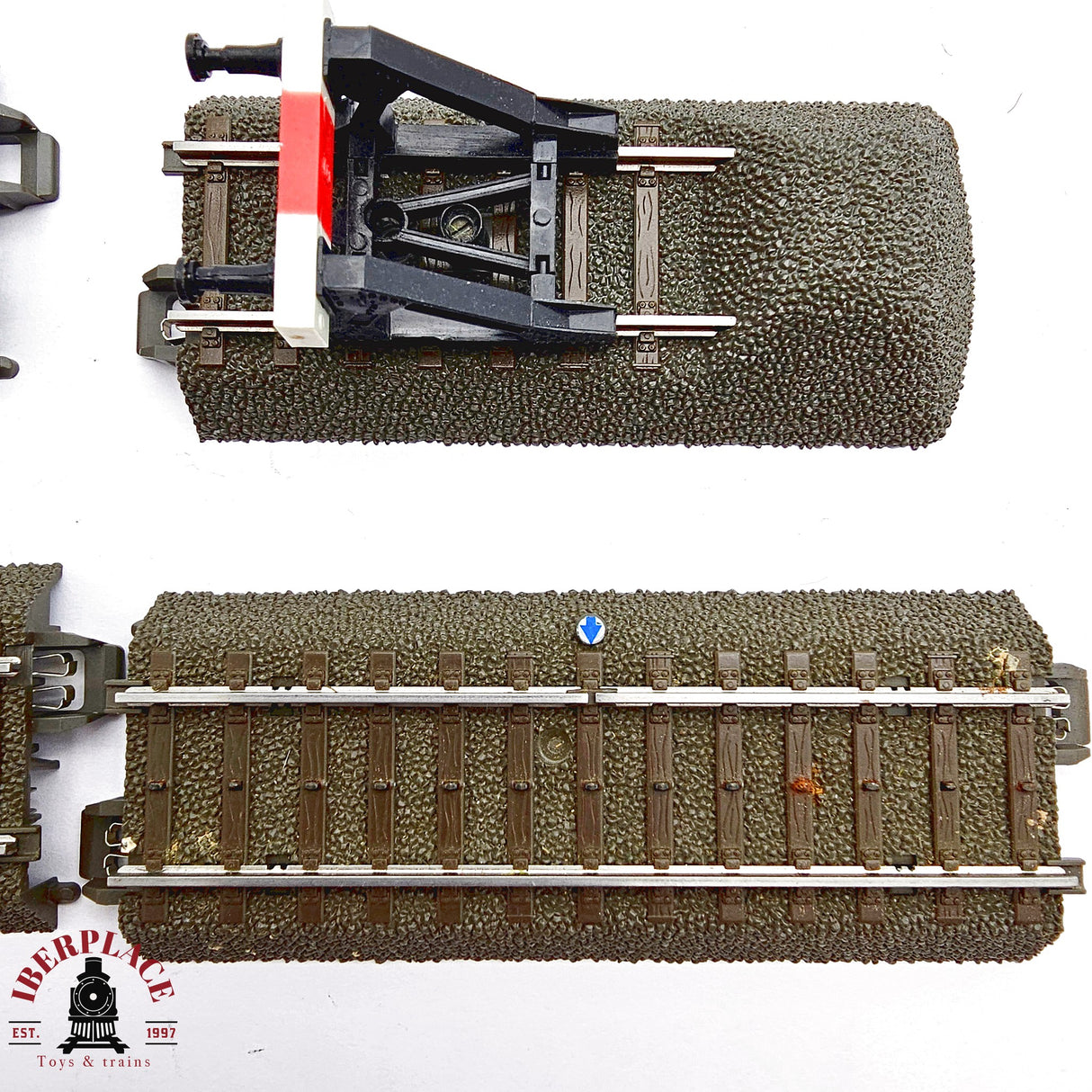 ♻️ 2da mano - Märklin 6x 24977 24978 Tope de vias sistema C H0 escala 1:87 E14