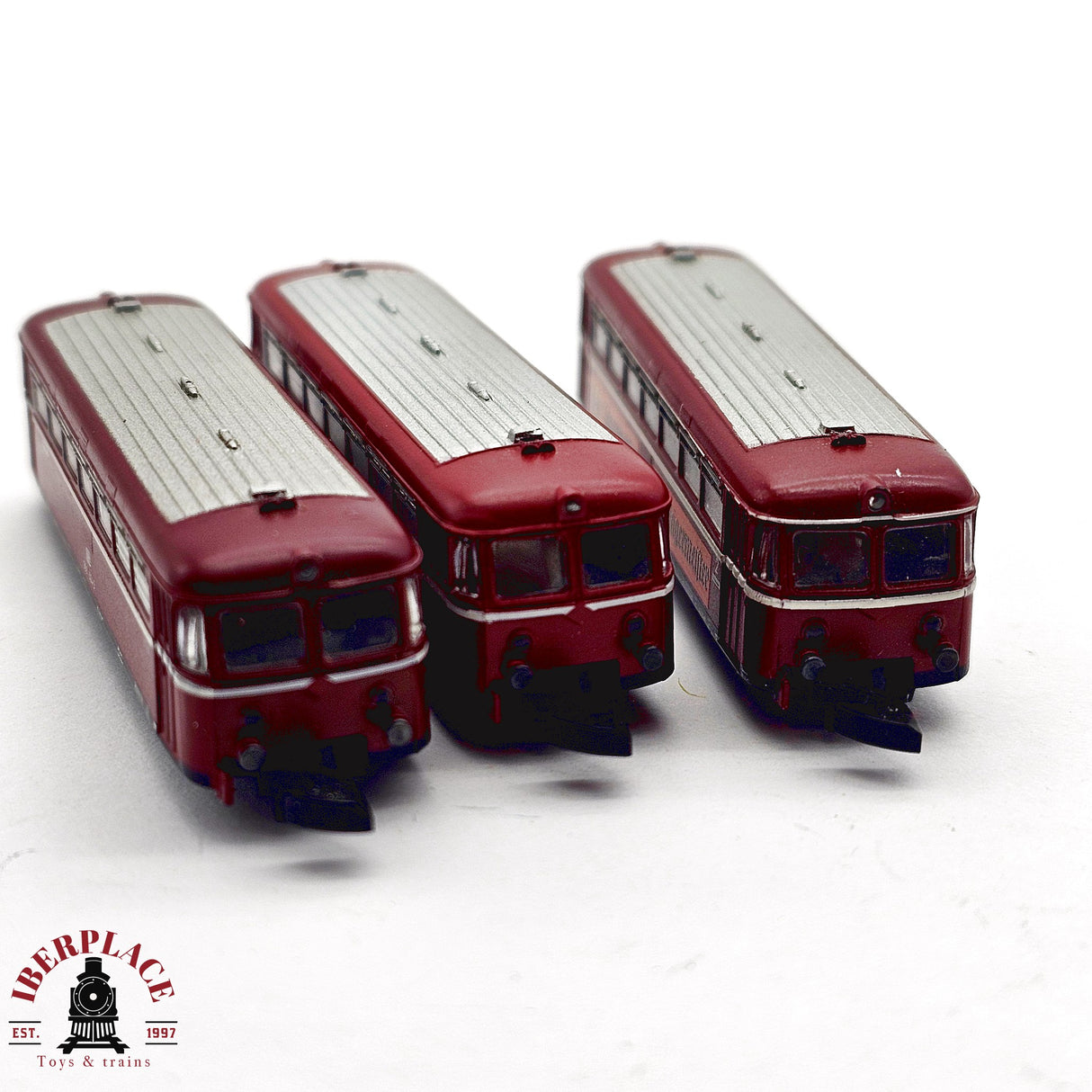 ♻️ 2da mano - Märklin 3x Ferrobus diesel + 2 remolques DB Z escala 1:220 E14