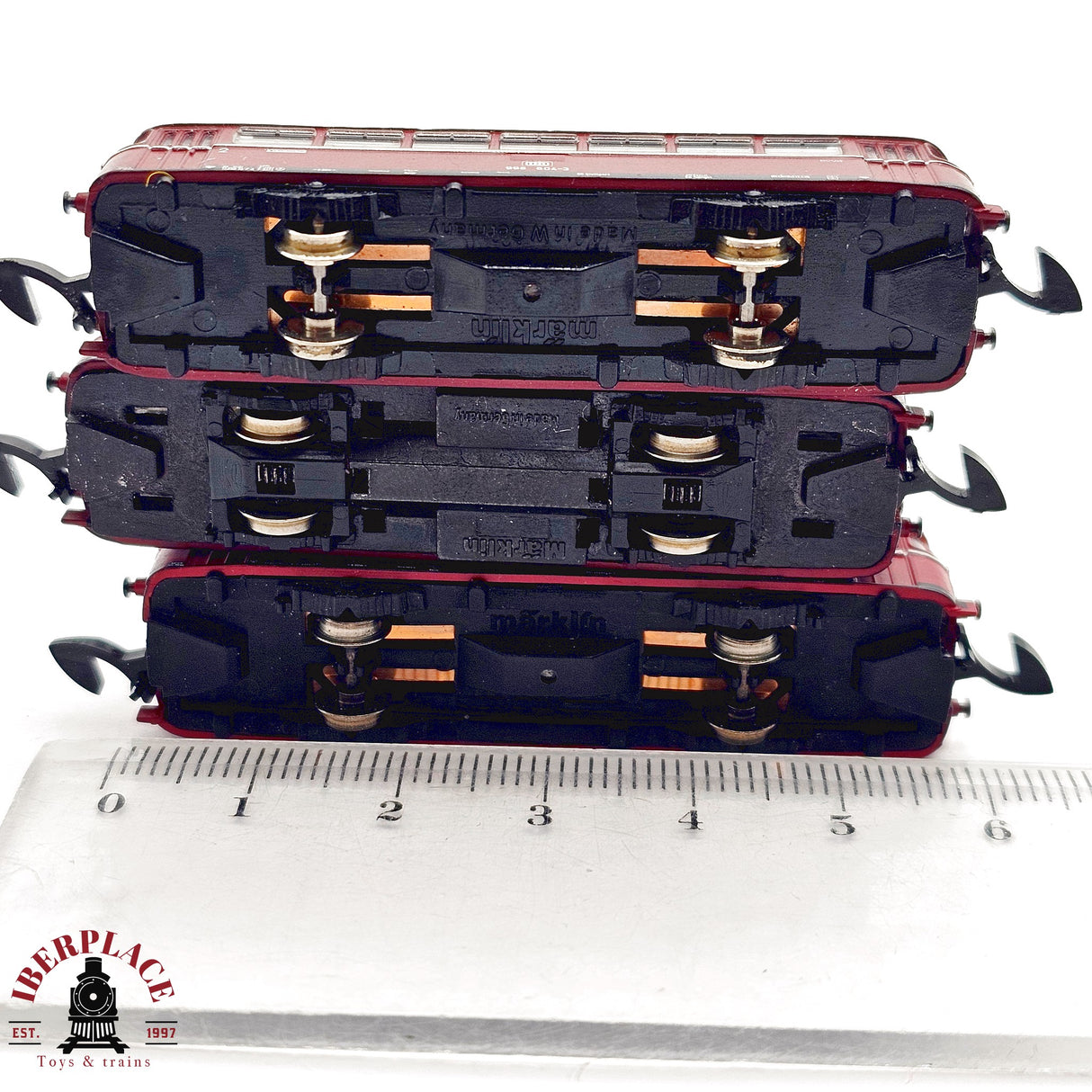 ♻️ 2da mano - Märklin 3x Ferrobus diesel + 2 remolques DB Z escala 1:220 E14