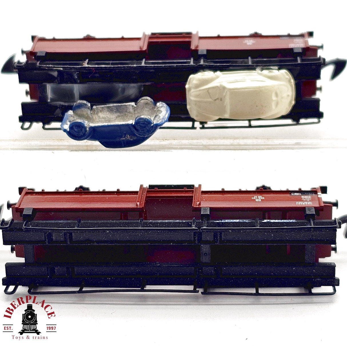 ♻️ 2da mano - Märklin 2x vagones portacoches DB Z escala 1:220 E14
