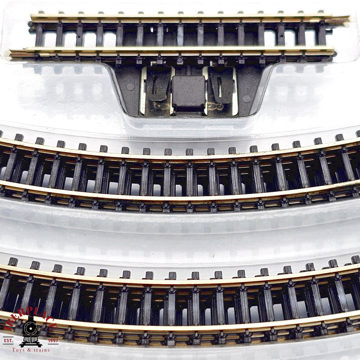 ♻️ 2da mano - Märklin 11x vías curvas y vías de conexión Z escala 1:220 E14