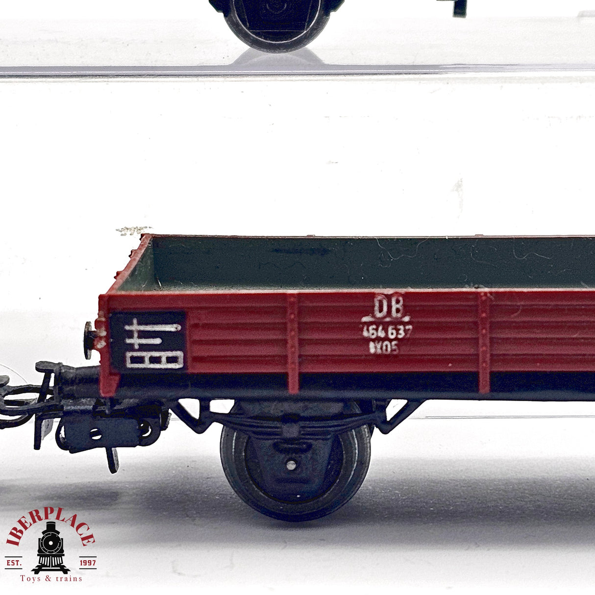 ♻️ 2da mano - Märklin 3x vagones plataforma DB H0 escala 1:87 E14