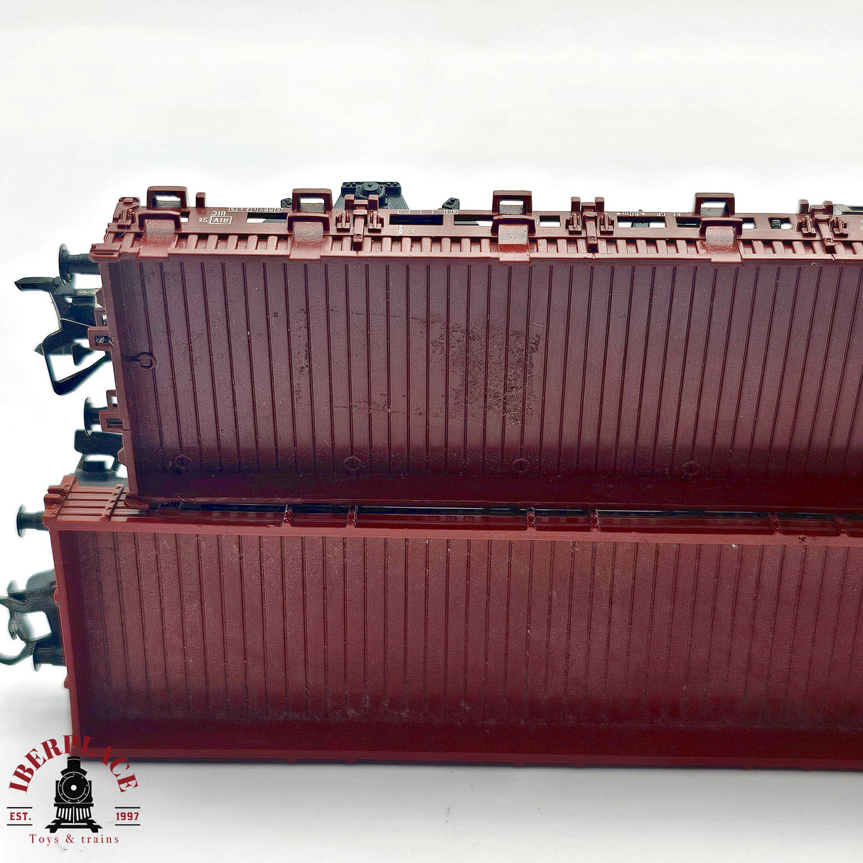 ♻️ 2da mano - Märklin 3x vagones plataforma DB H0 escala 1:87 E14