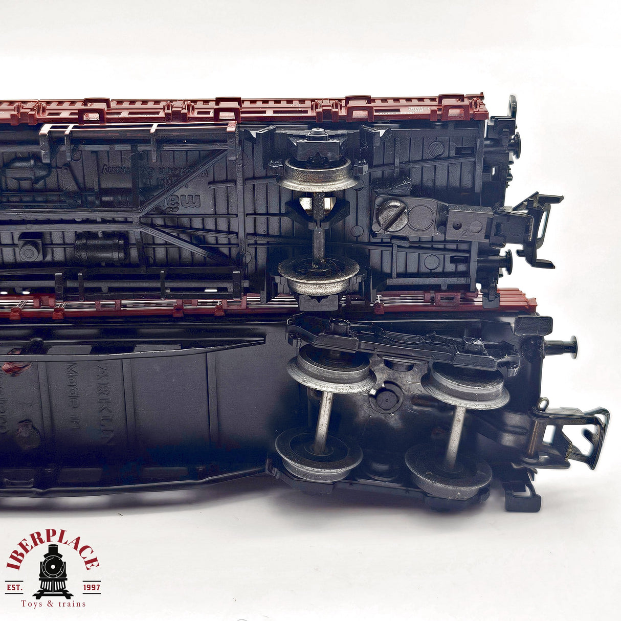 ♻️ 2da mano - Märklin 3x vagones plataforma DB H0 escala 1:87 E14