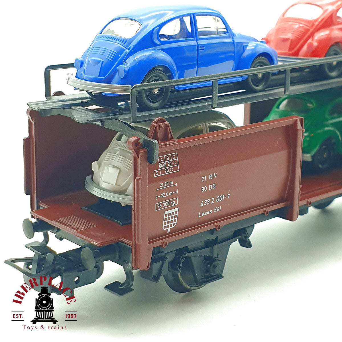 ♻️✨ Märklin 4613 Vagon portacoches Autotransportwagen VW Escarabajo DB AC Escala H0 1:87