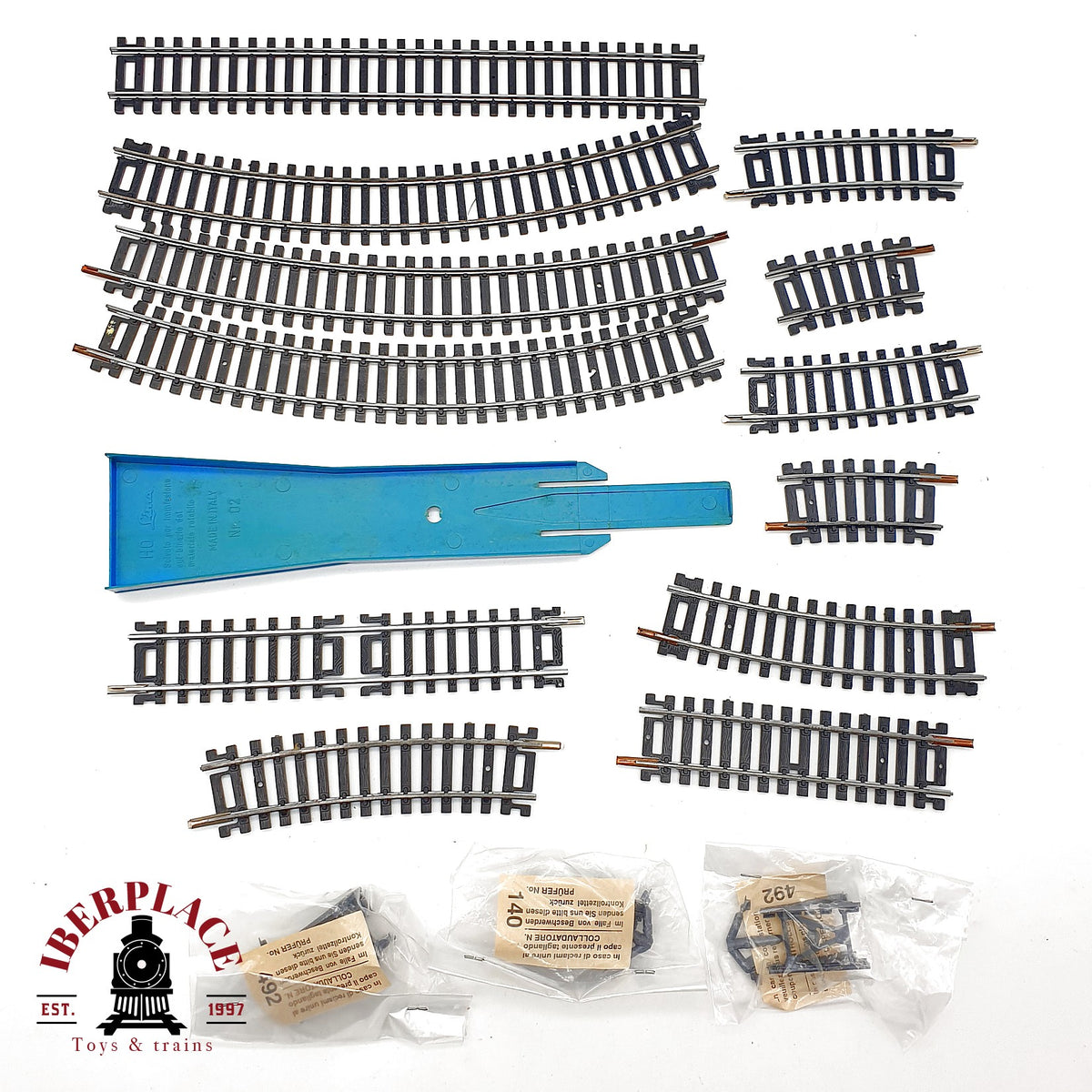 ♻️ Lima Vias Rectas Curvas Rampa Encarrilador y Repuestos 🟢 GRADE A 🟡 GRADE B Escala H0 1:87