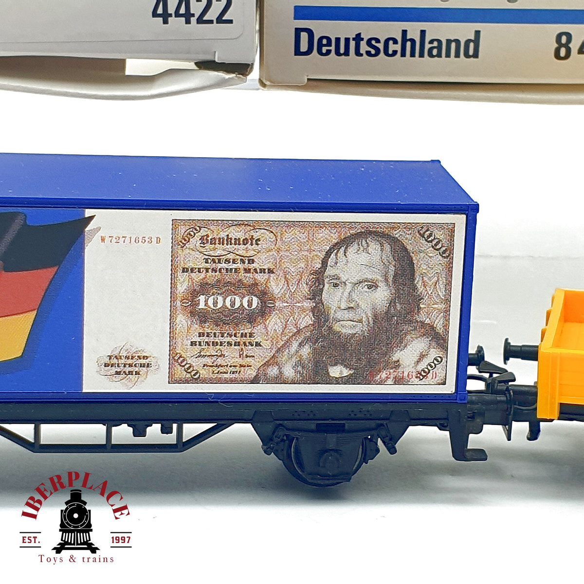 ♻️✨ Märklin 3x vagones Budweiser Deutschland 84566 4422 4471 DB Ep V Escala H0 1:87
