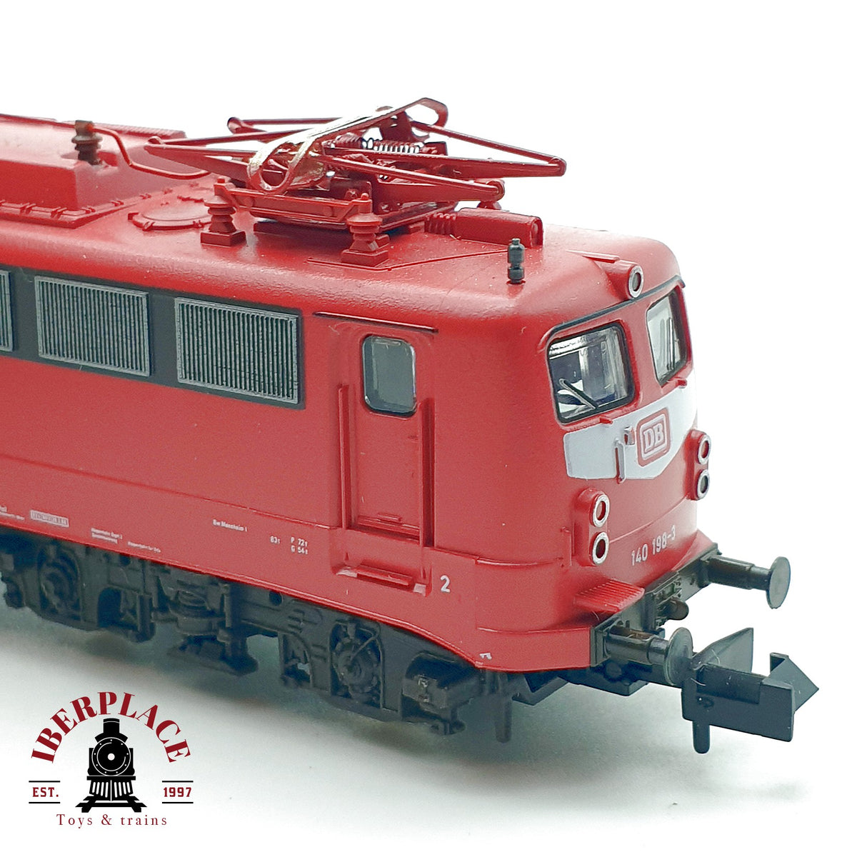 ♻️ Fleischmann 7332 locomotora electrica BR 140 198-3 DB Ep IV escala N 1:160