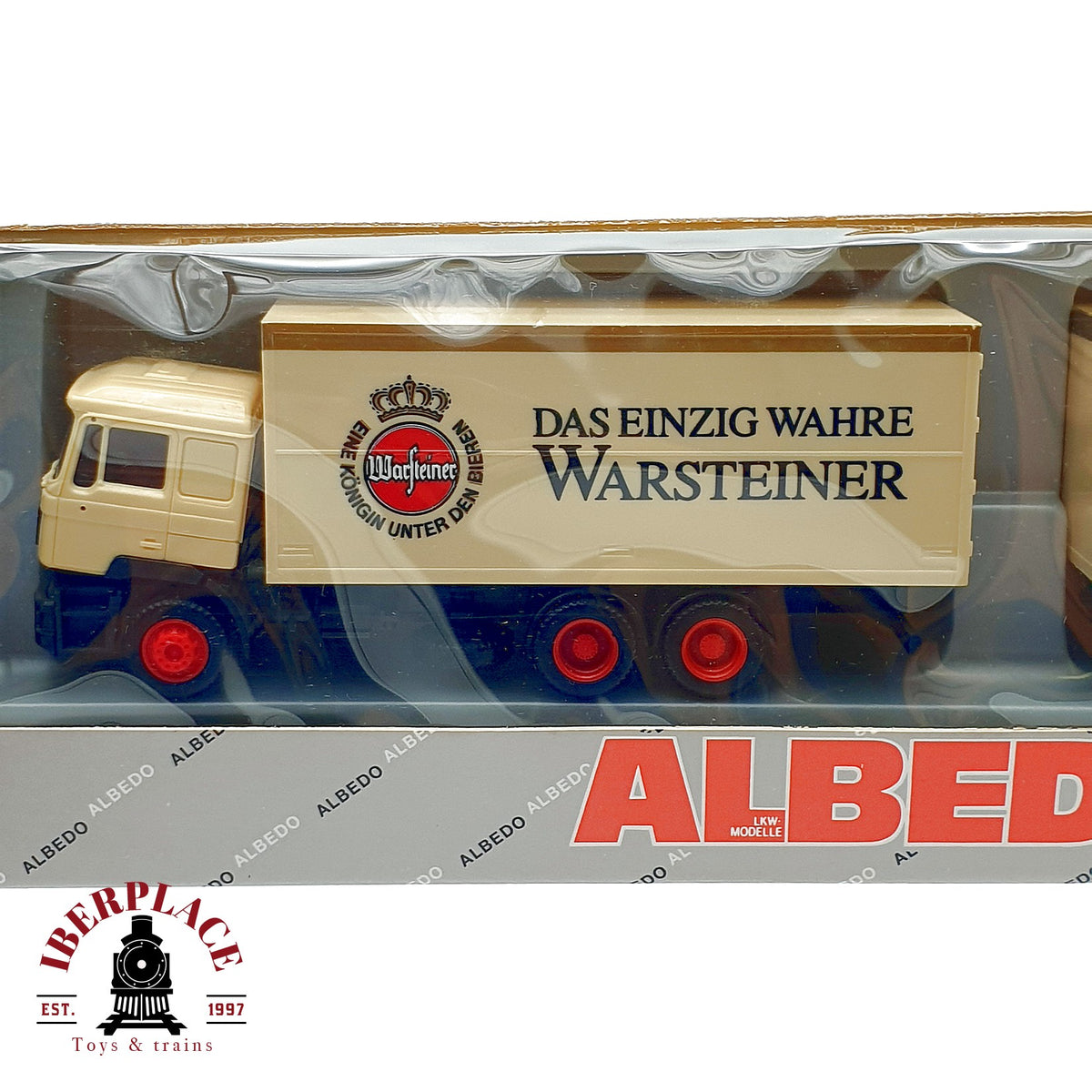 ♻️ ✨ Albedo camion MAN con remolque cerveza Warsteiner Escala H0 1:87